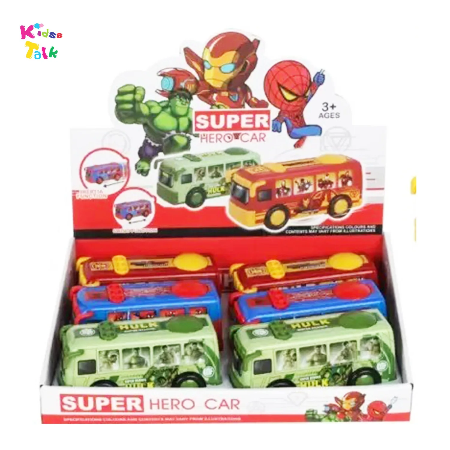 Avengers Super Hero Friction Bus