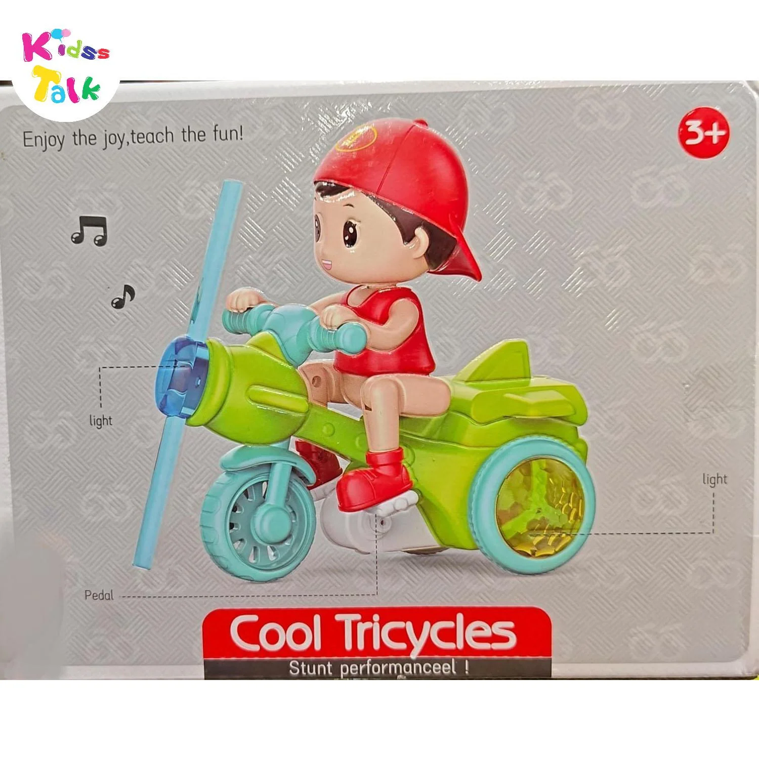 Cool Stunt Tricycle With Light N Music