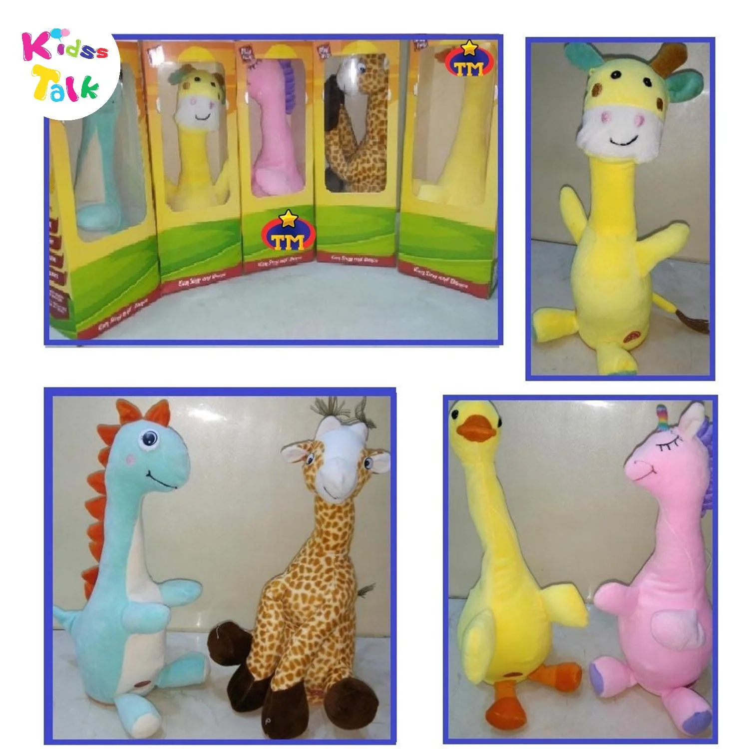 Mix Animals Soft Musical Dancing Toy
