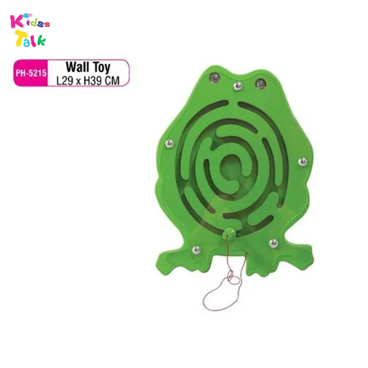 Frog-shaped Magnetic Maze Wall Toy – Skill-building Activity Board For Kids (l29 X H39 Cm)