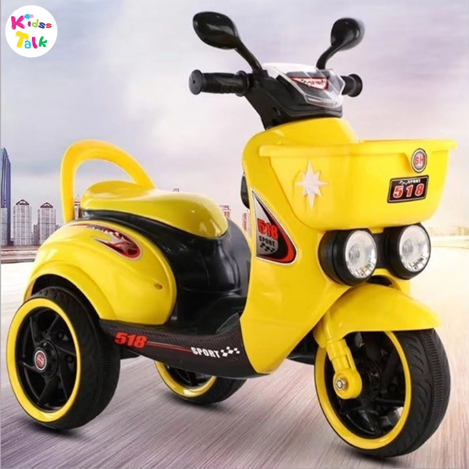 3 Wheel Scooty With Bucket