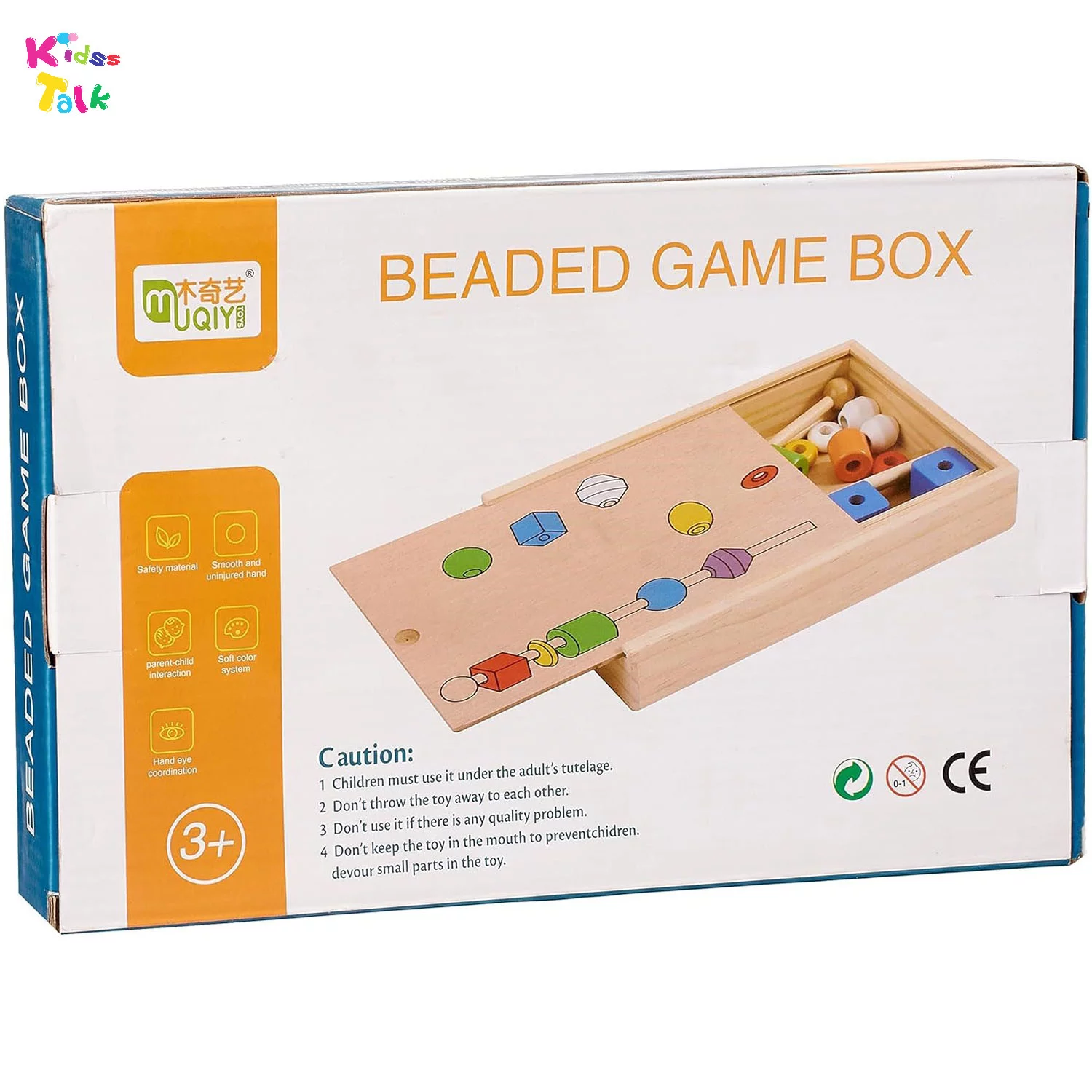 Wooden Bead Game Box Beads