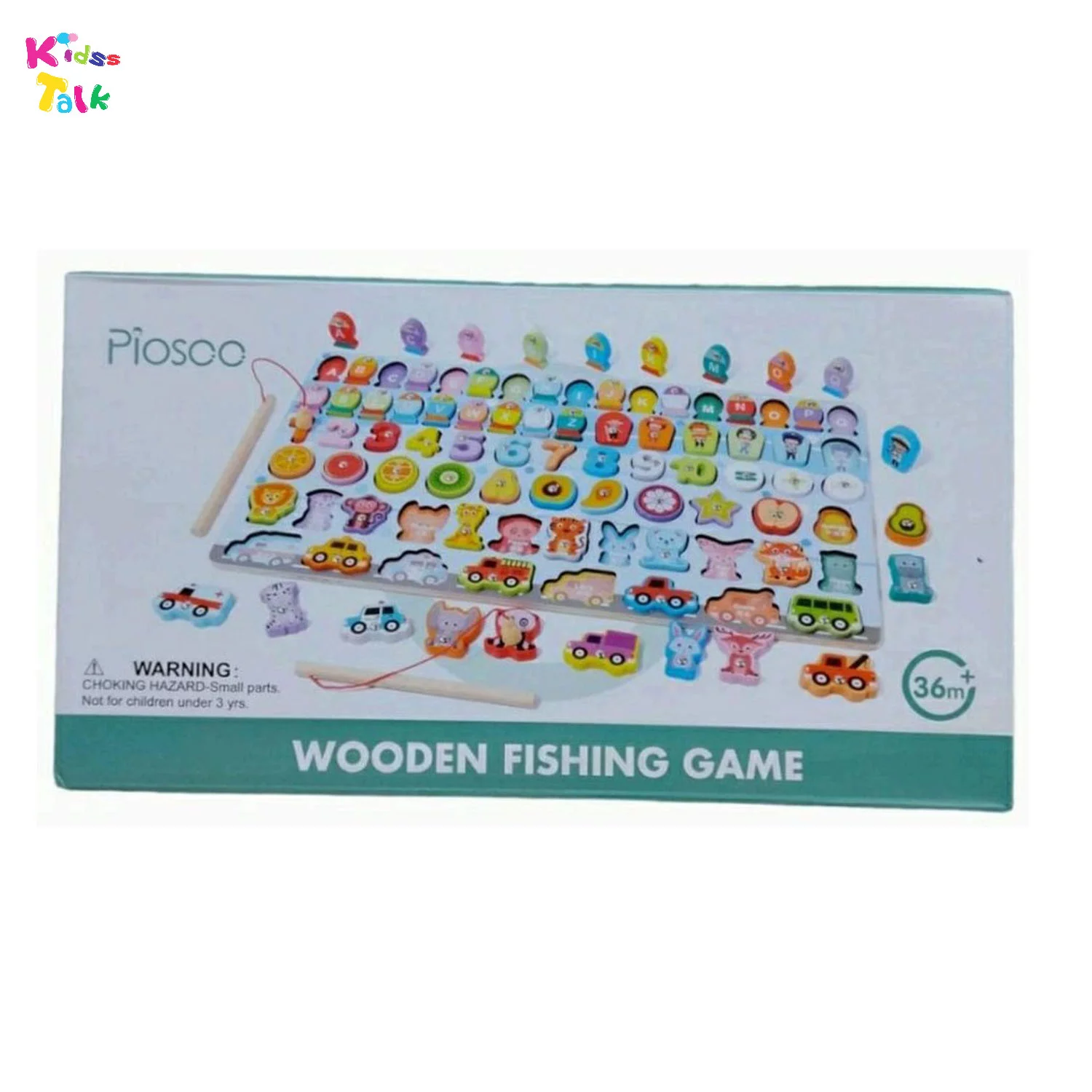 Wooden Fishing Game Board Fishing Game