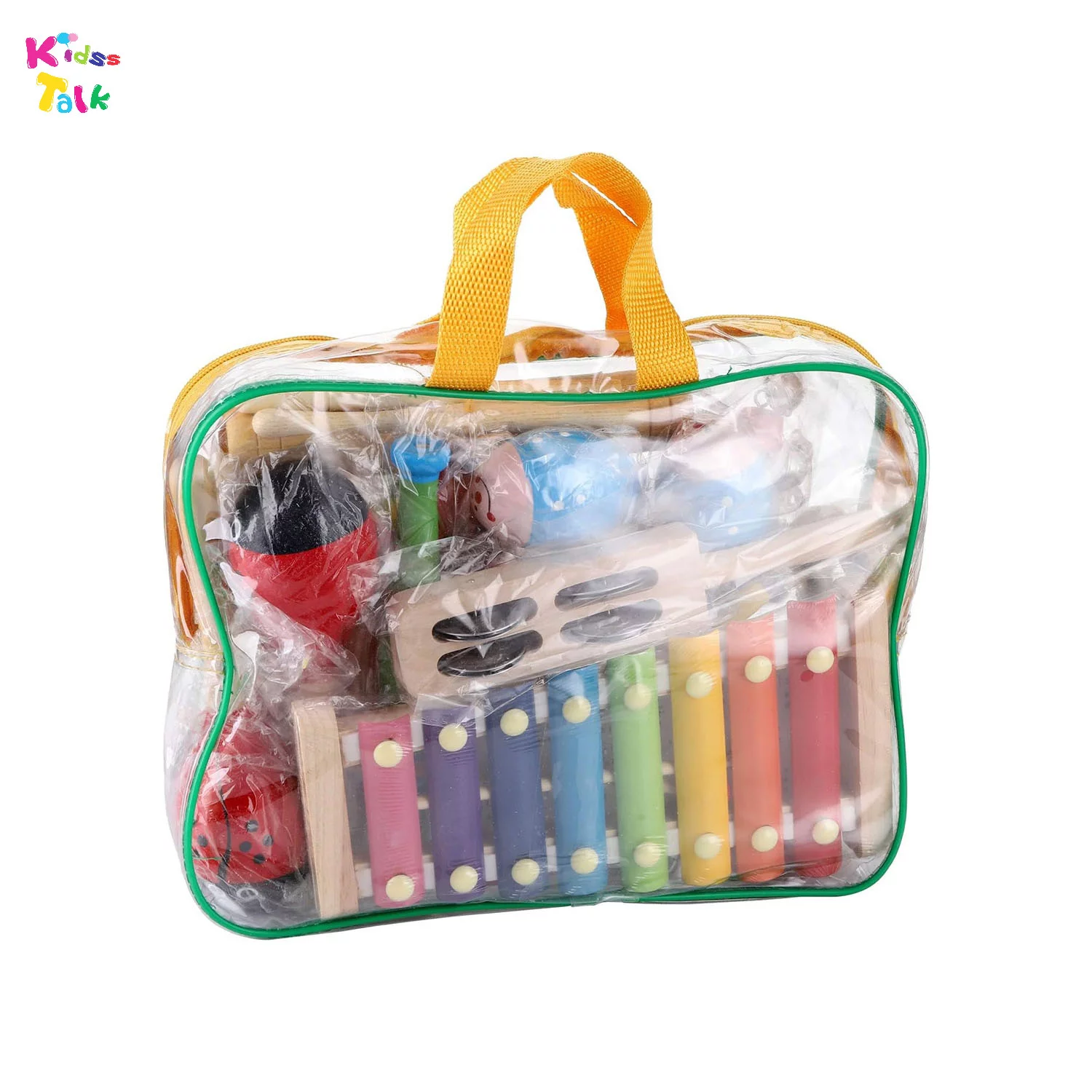 Wooden Musical Instrument Set Bag Instrument