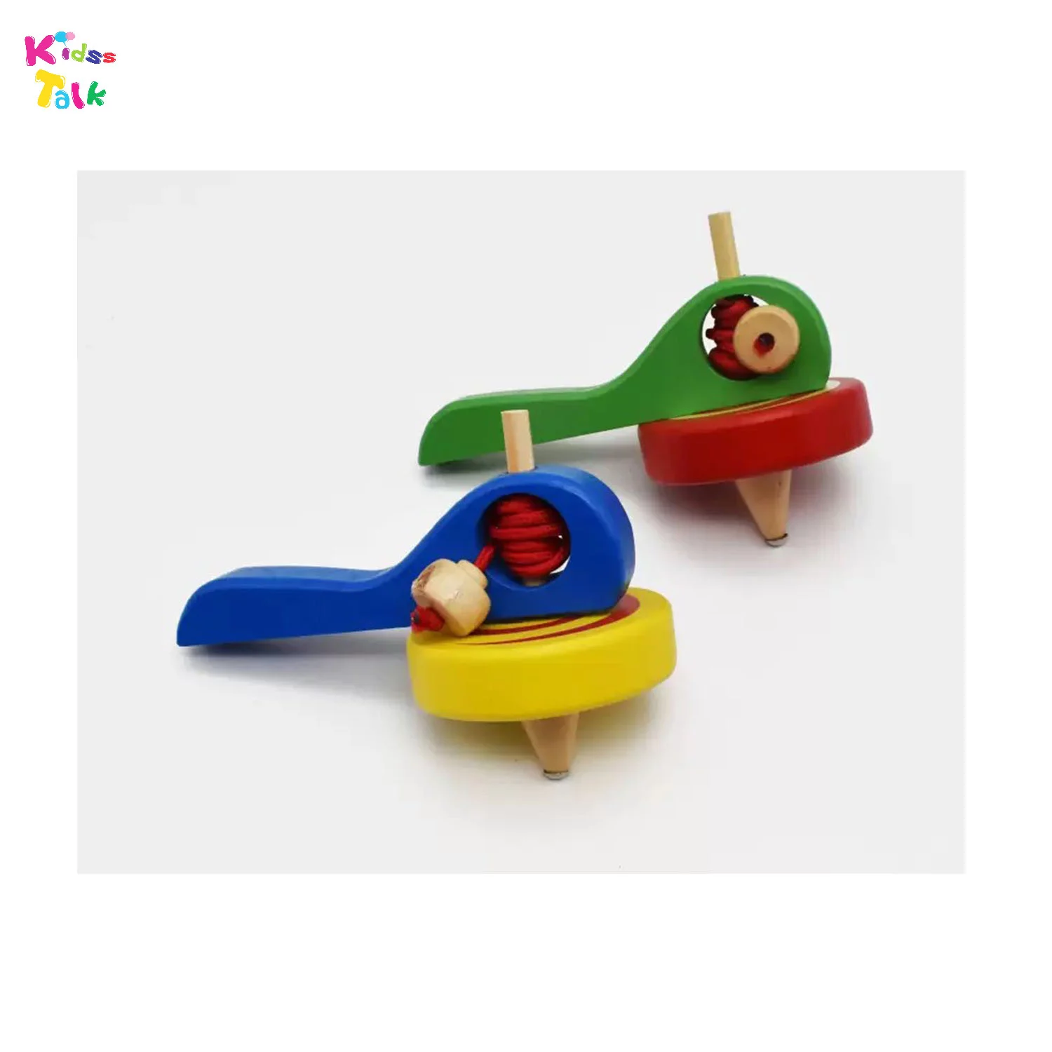 Colorful Wooden Top Top