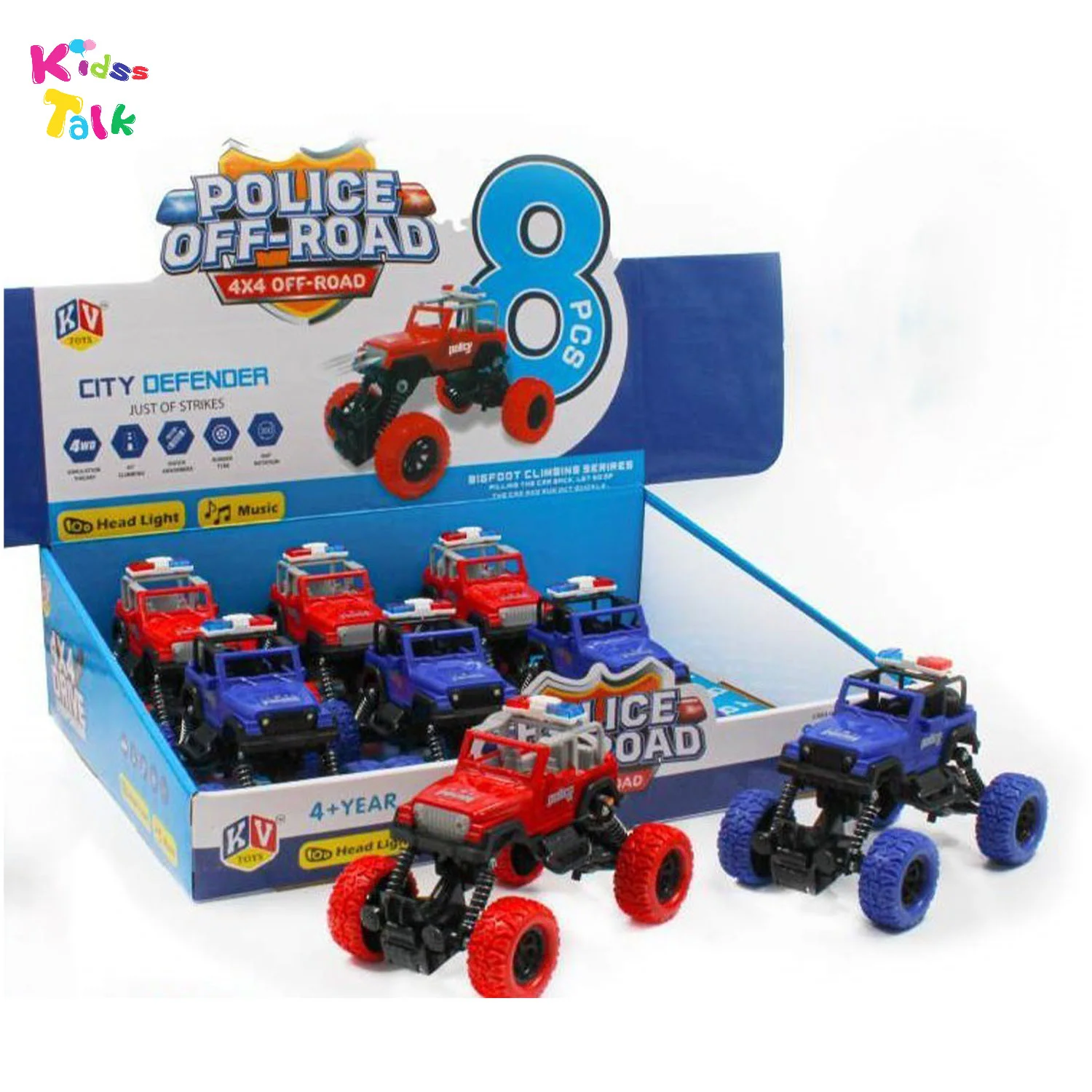 City Police Off Road Pull Back Car