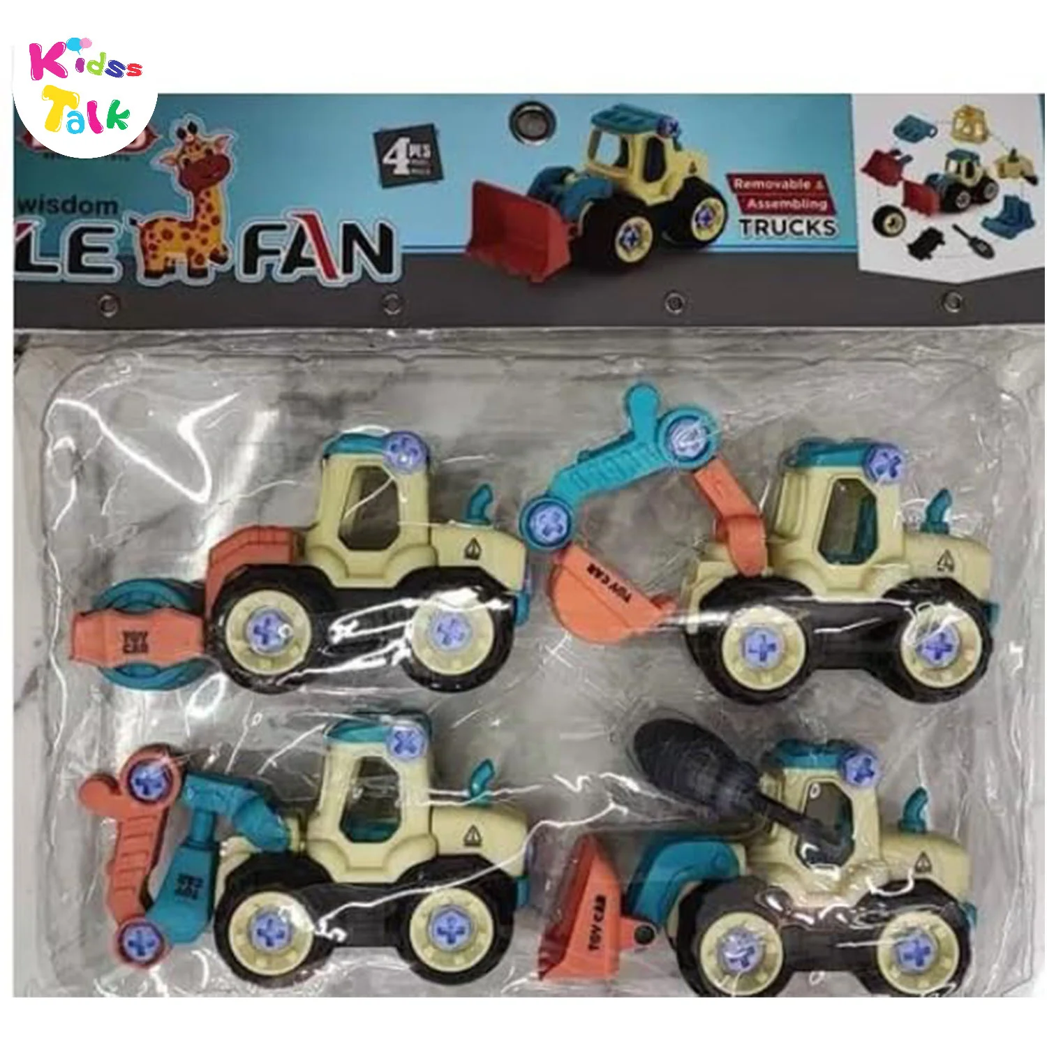 Le Fan Assembling 4 Pcs Truck Pvc Pack