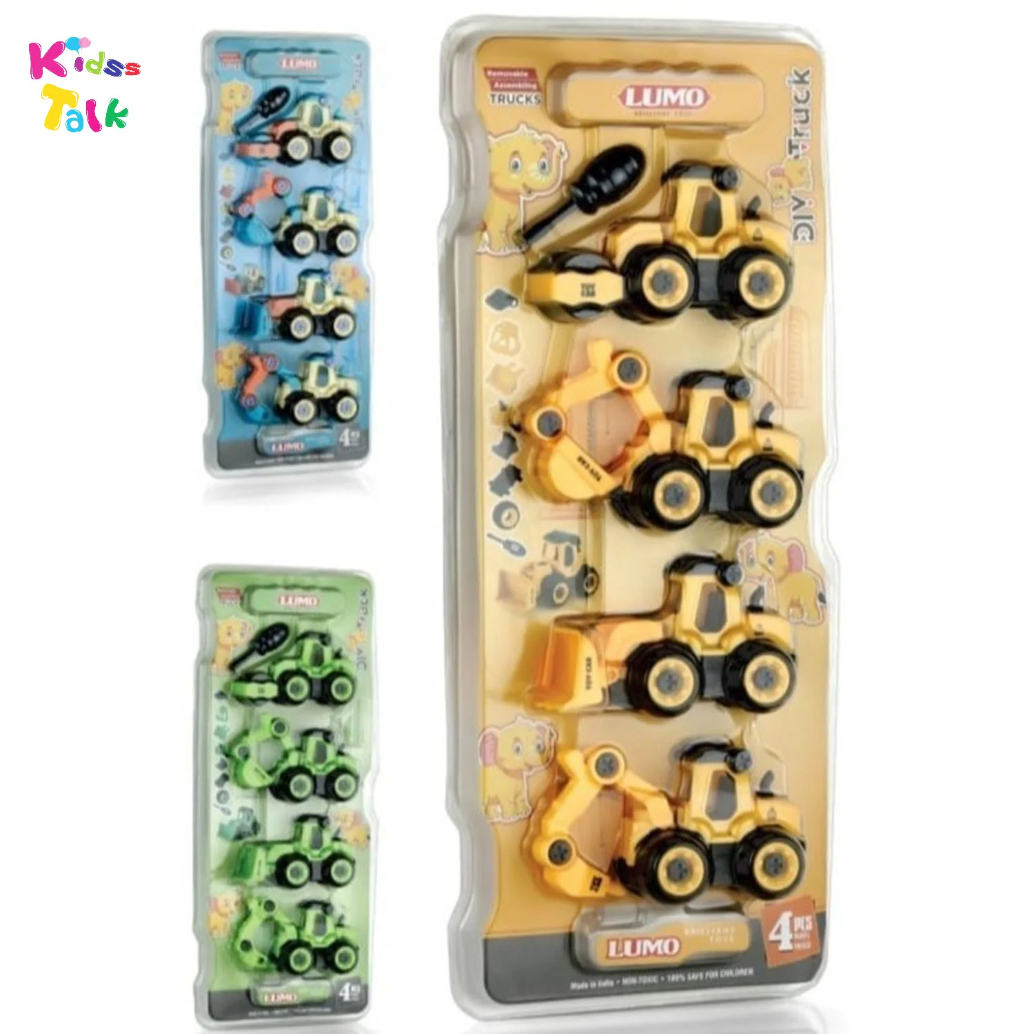 Diy Assembling 4 Pcs Truck