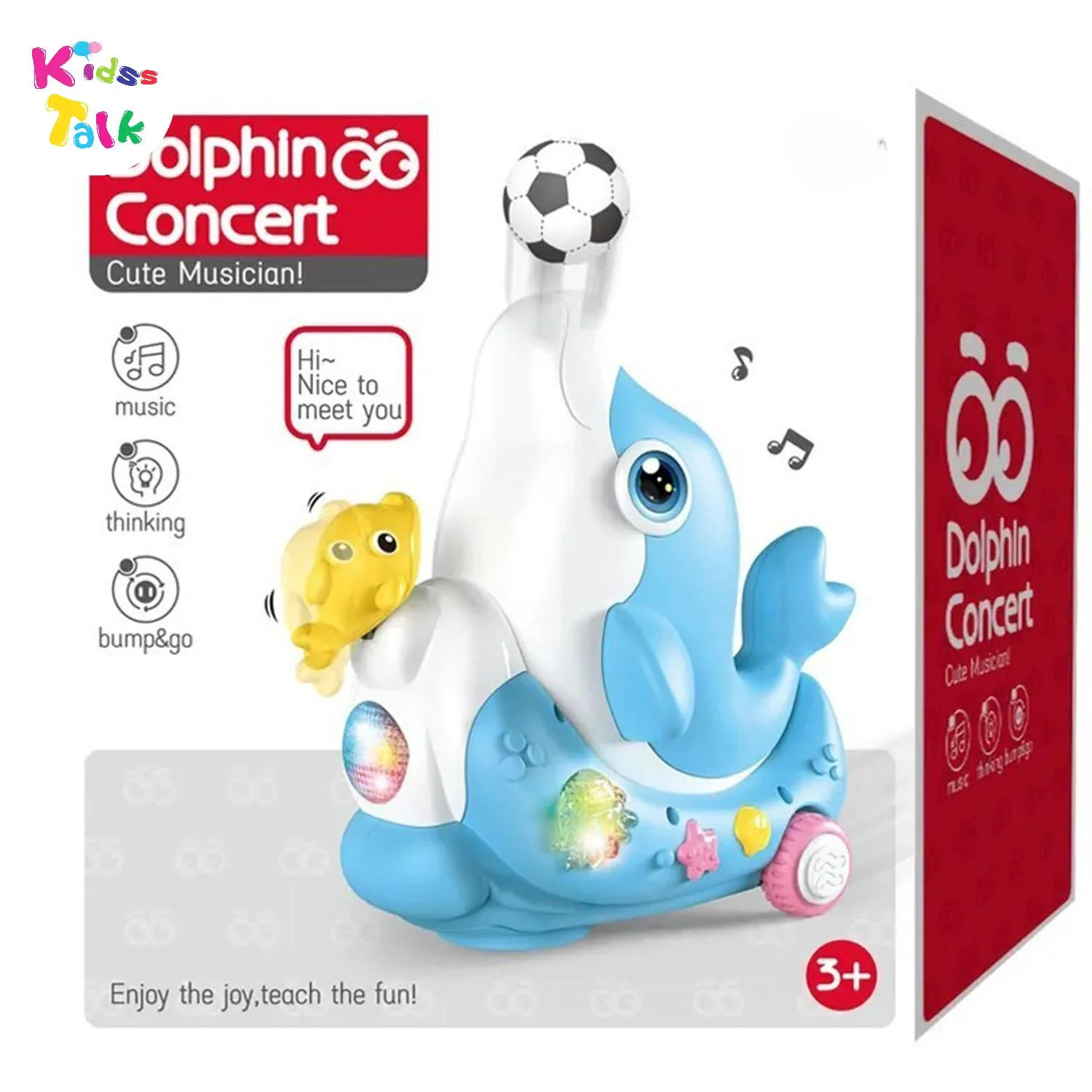 Dolphin Concert Ball Blowing With Light N Music