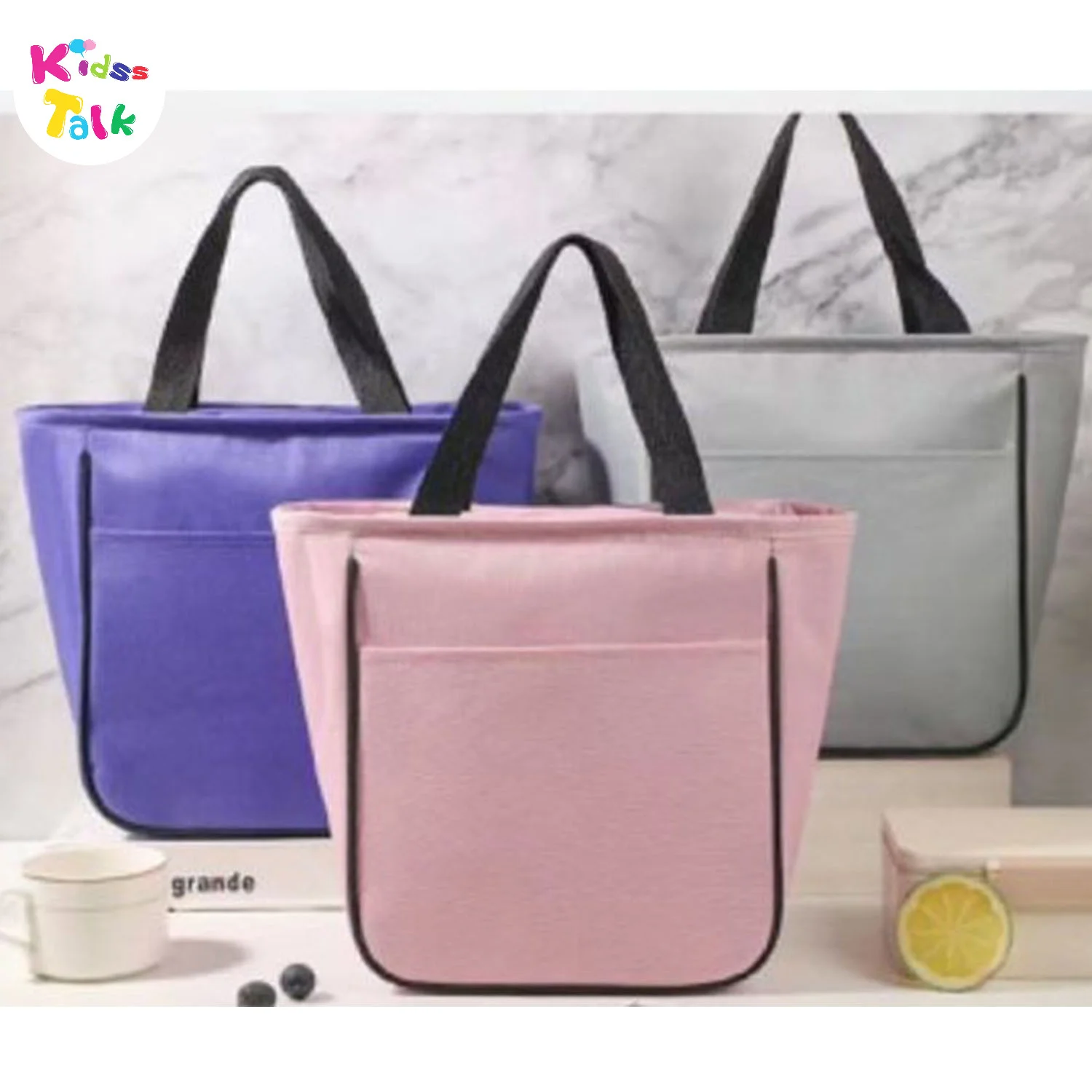 Plain Insulated Lunch Bag