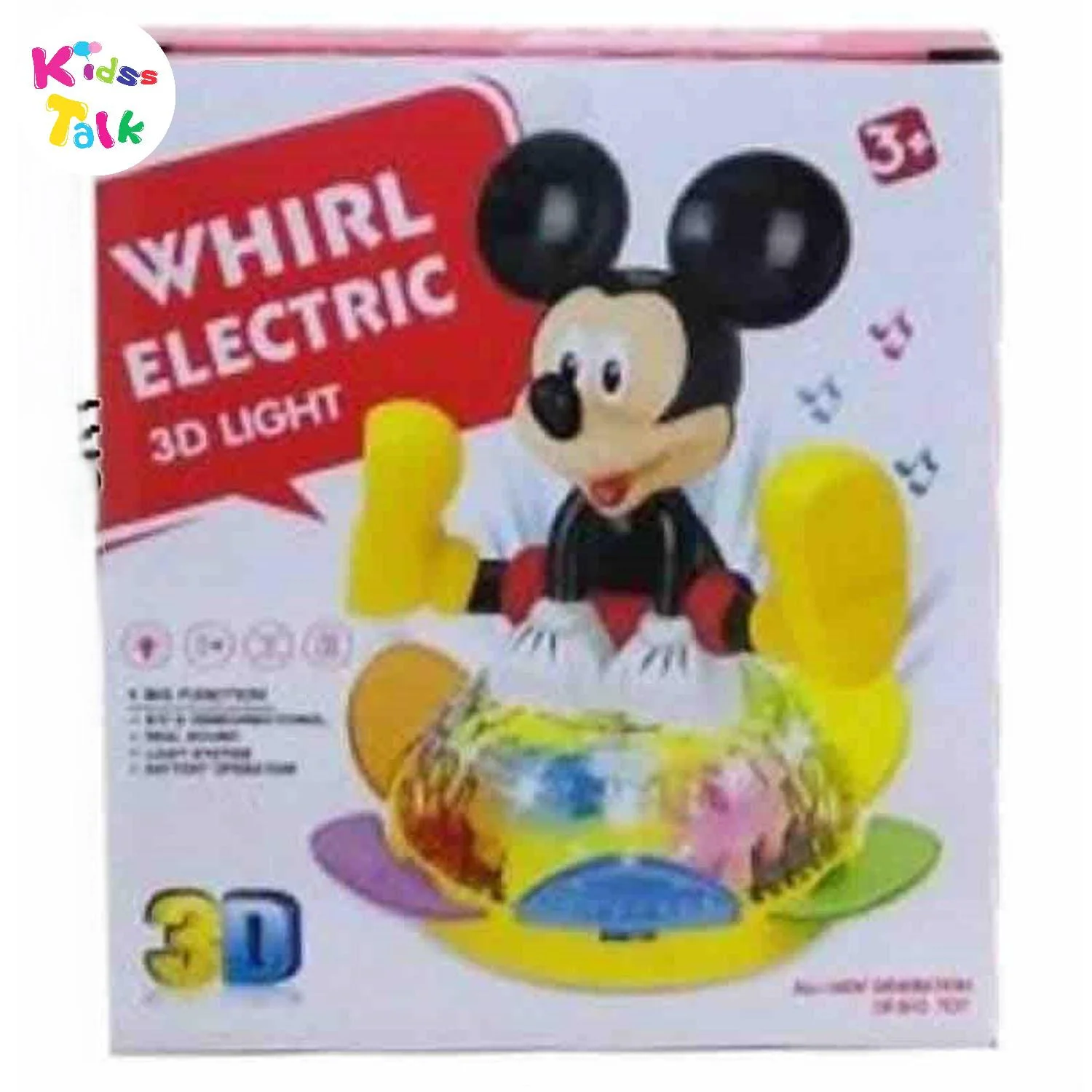 Whirl Electric 3d Light Mickey Mouse