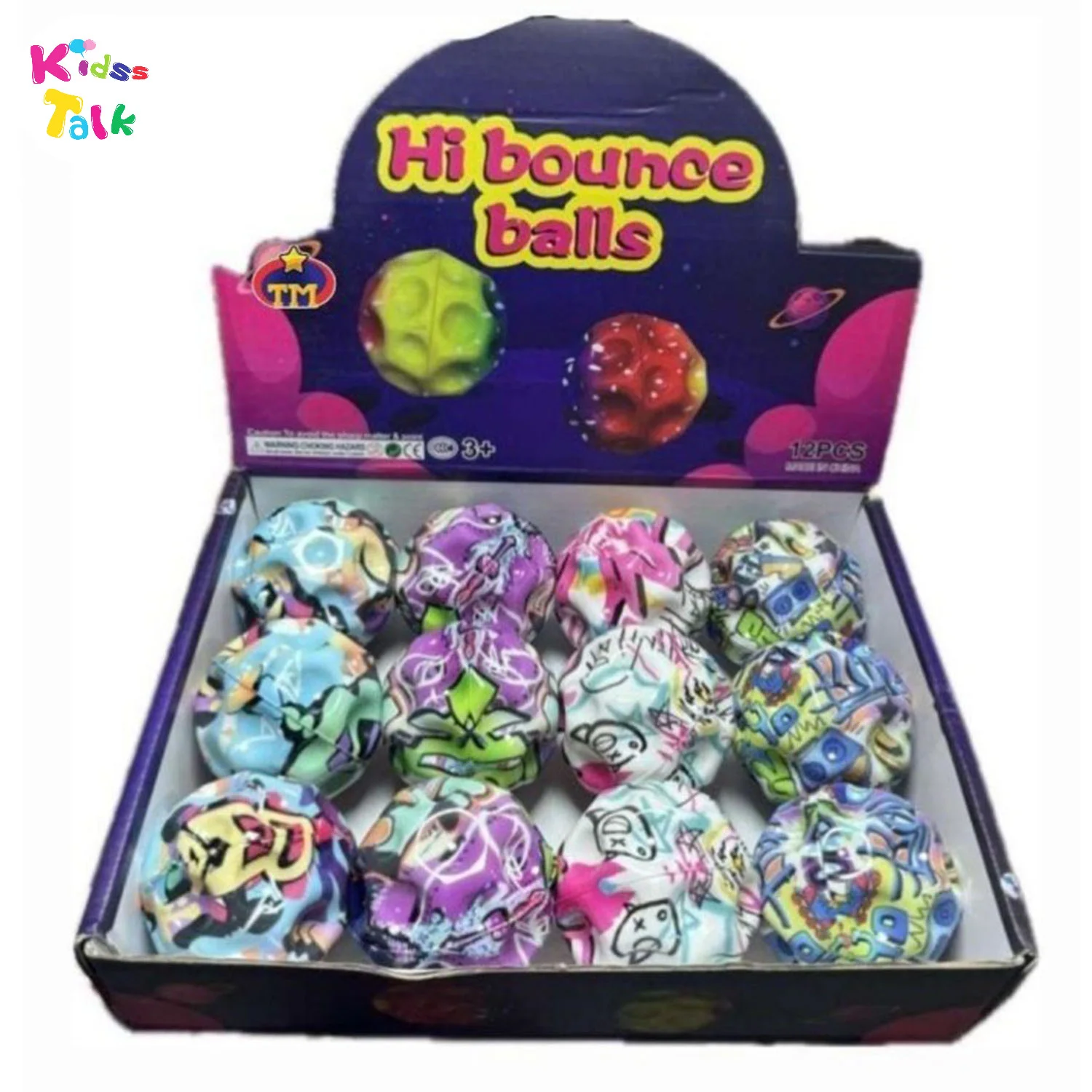 Hi Bounce Printed Moon Ball