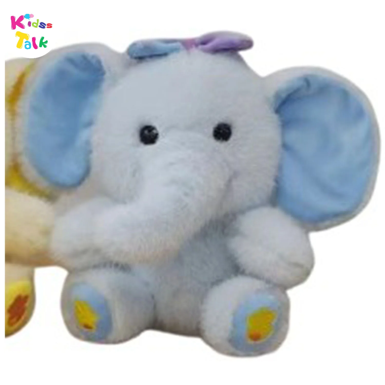 Cute Fur Elephant Sitting With Box