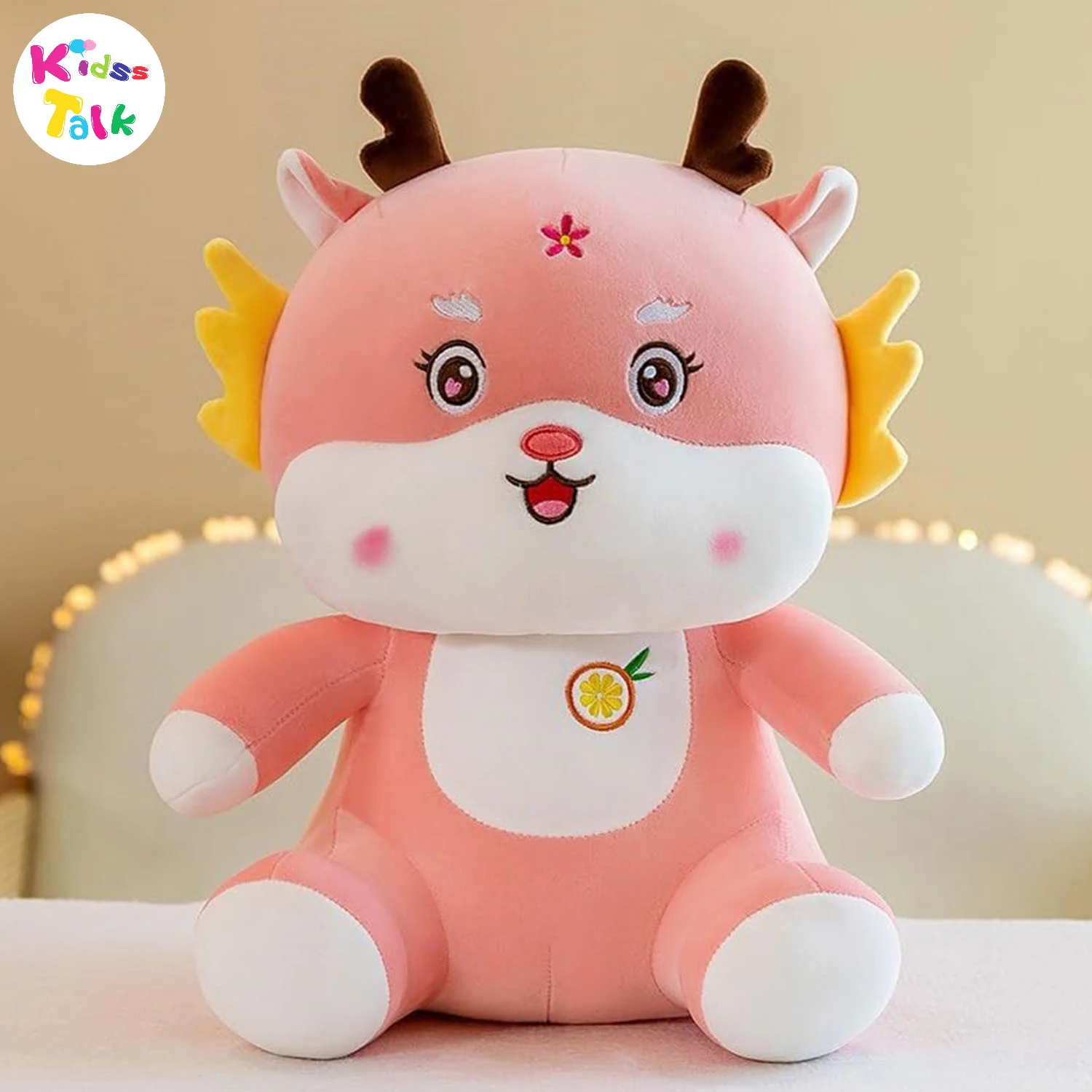 Cute Orange Printed Deer