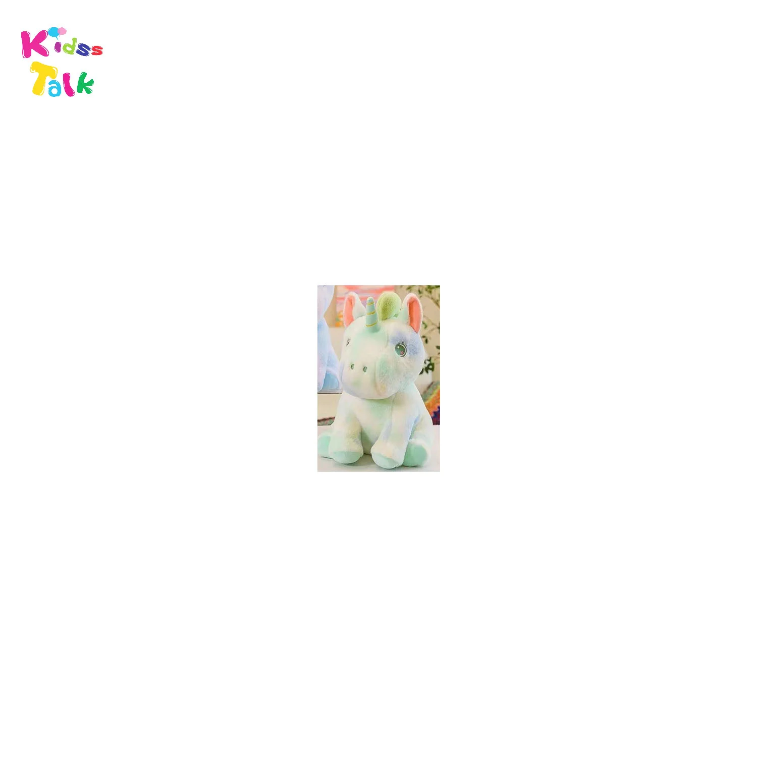 Unicorn Sitting With Glitter Eyes