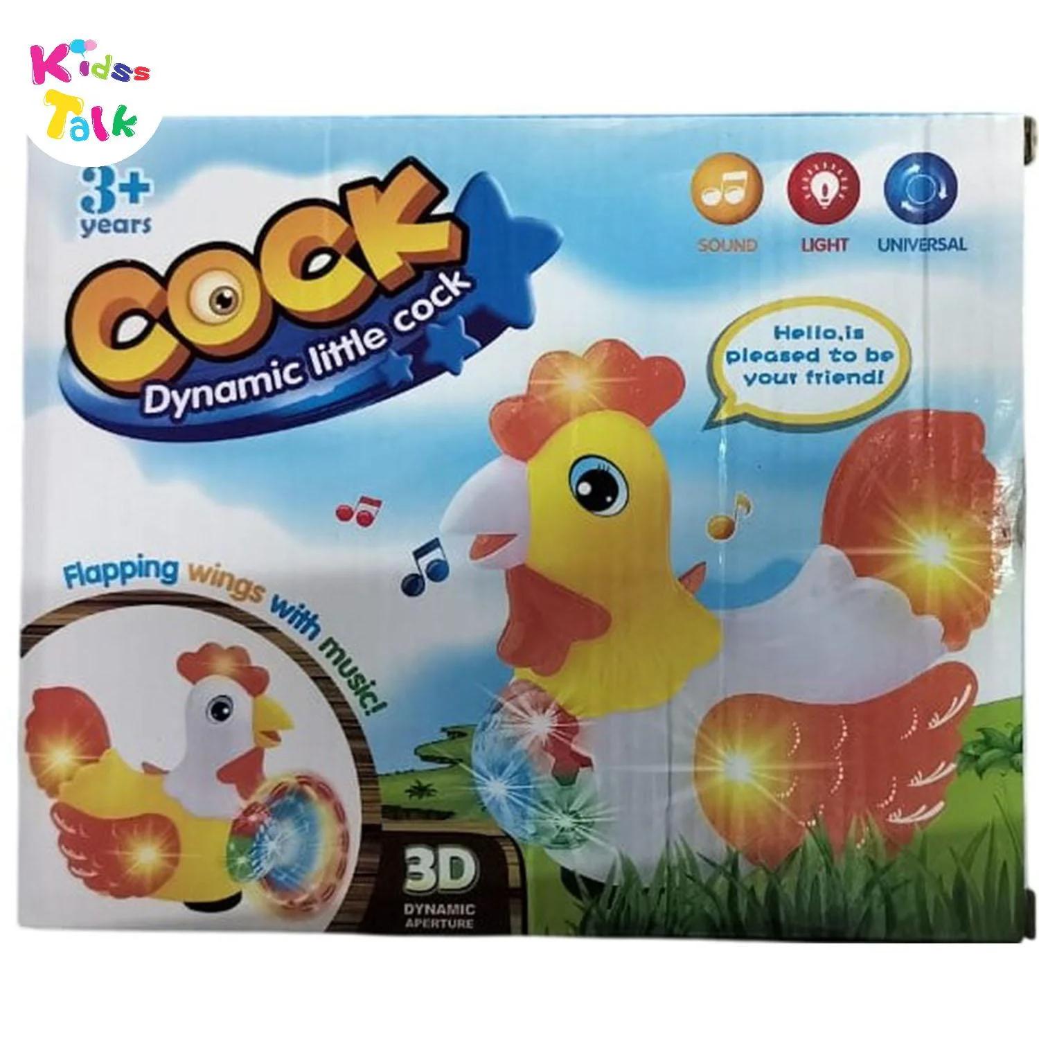 Flapping Wing Cock With Light N Music