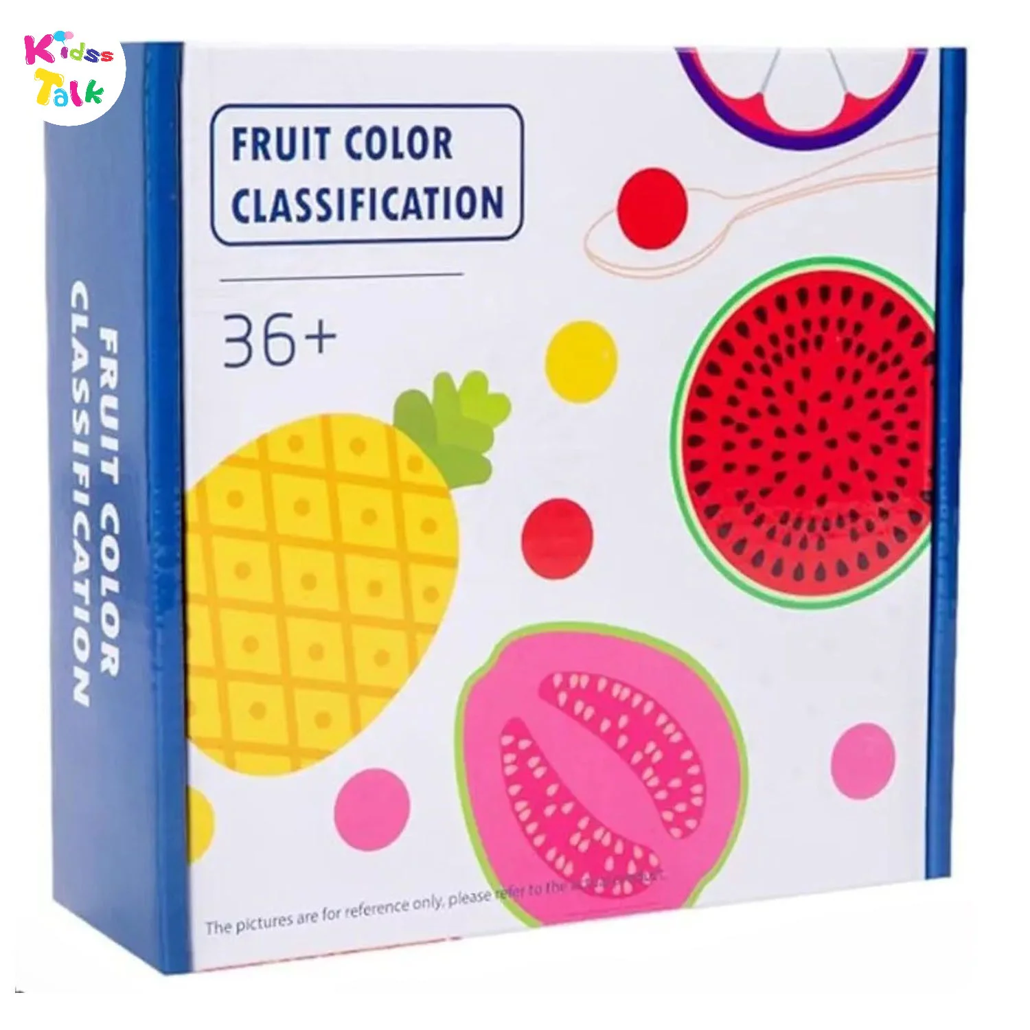 Wooden Fruit Colour Classification Holder Beads