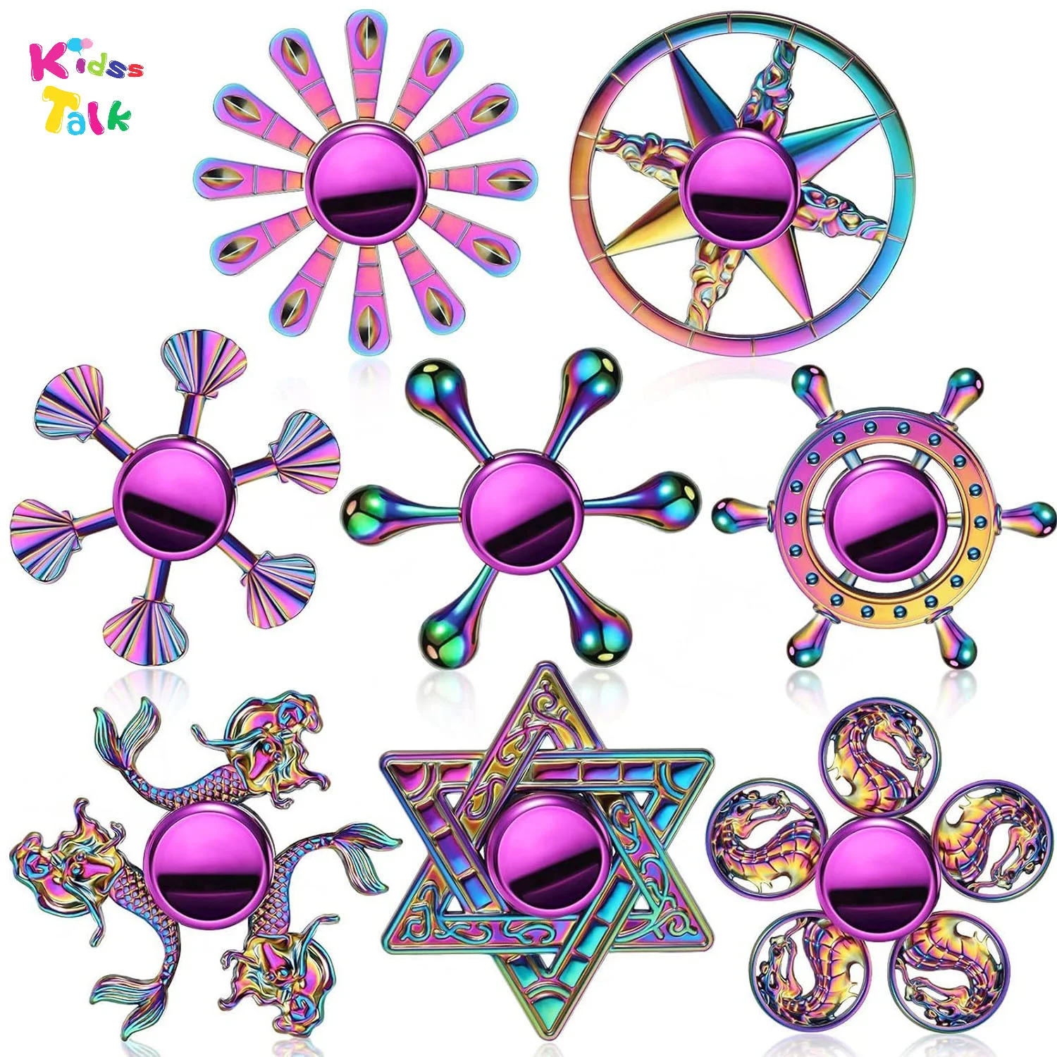 Mix Desgin Metal Spinner
