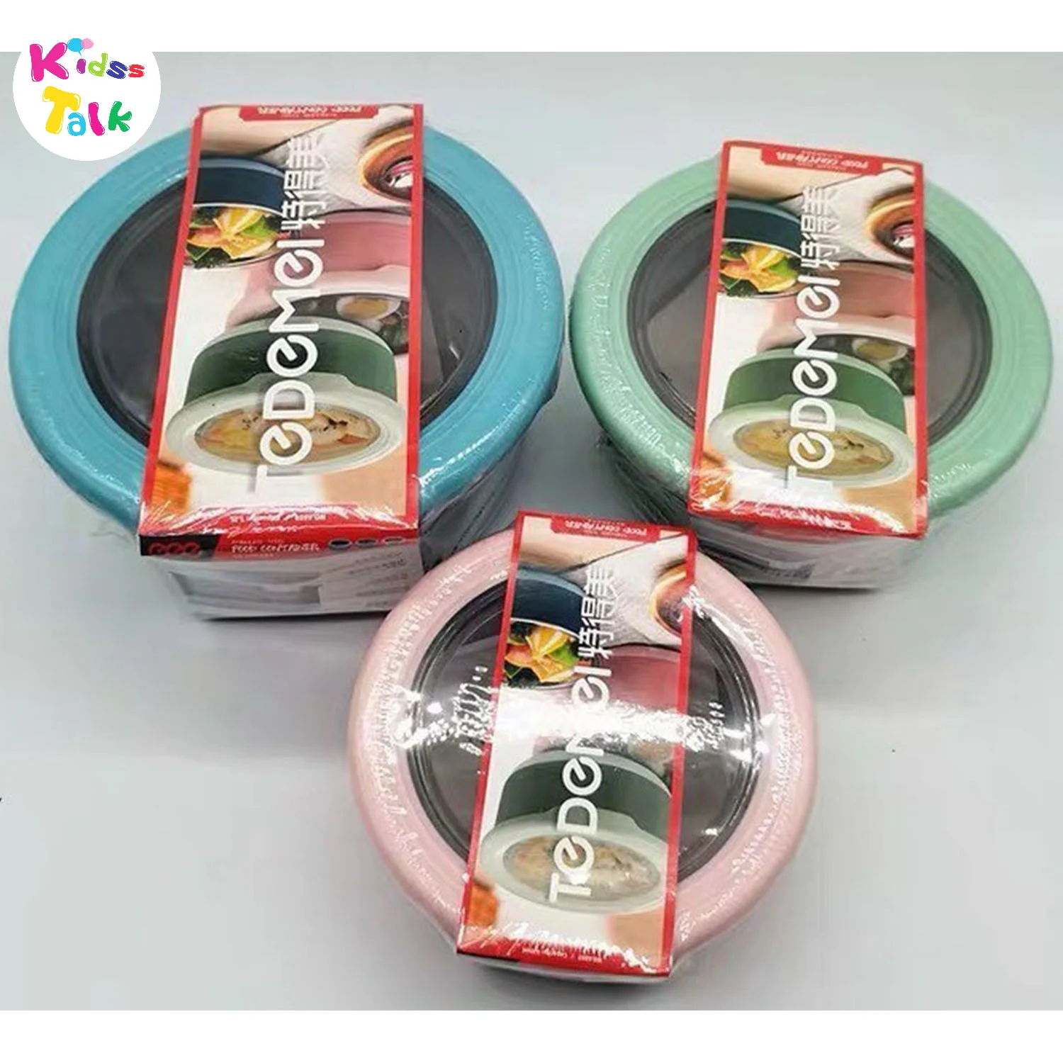 Stainless Steel Round Snacks Box 220ml