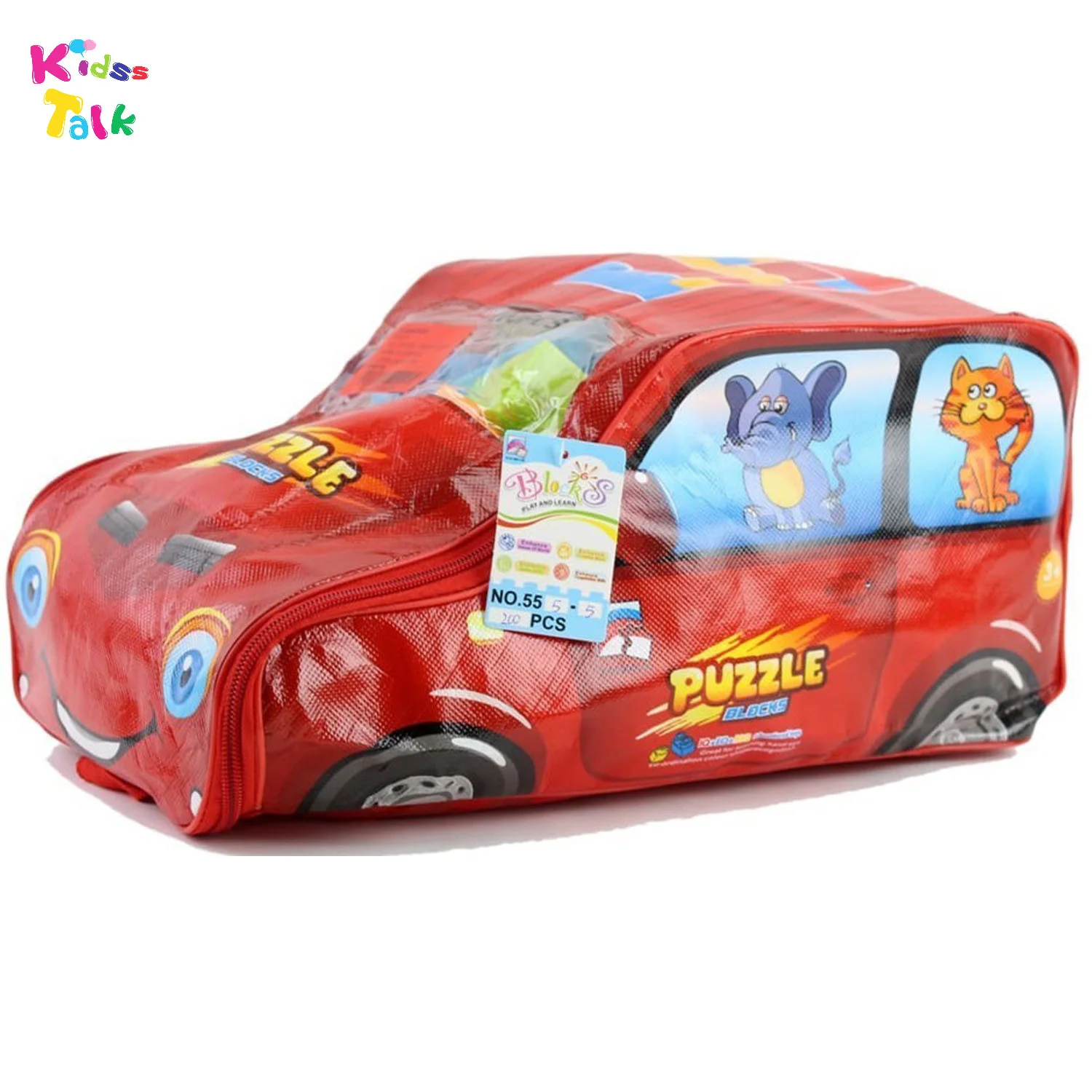 Play N Learn Car Block Puzzle 140pcs