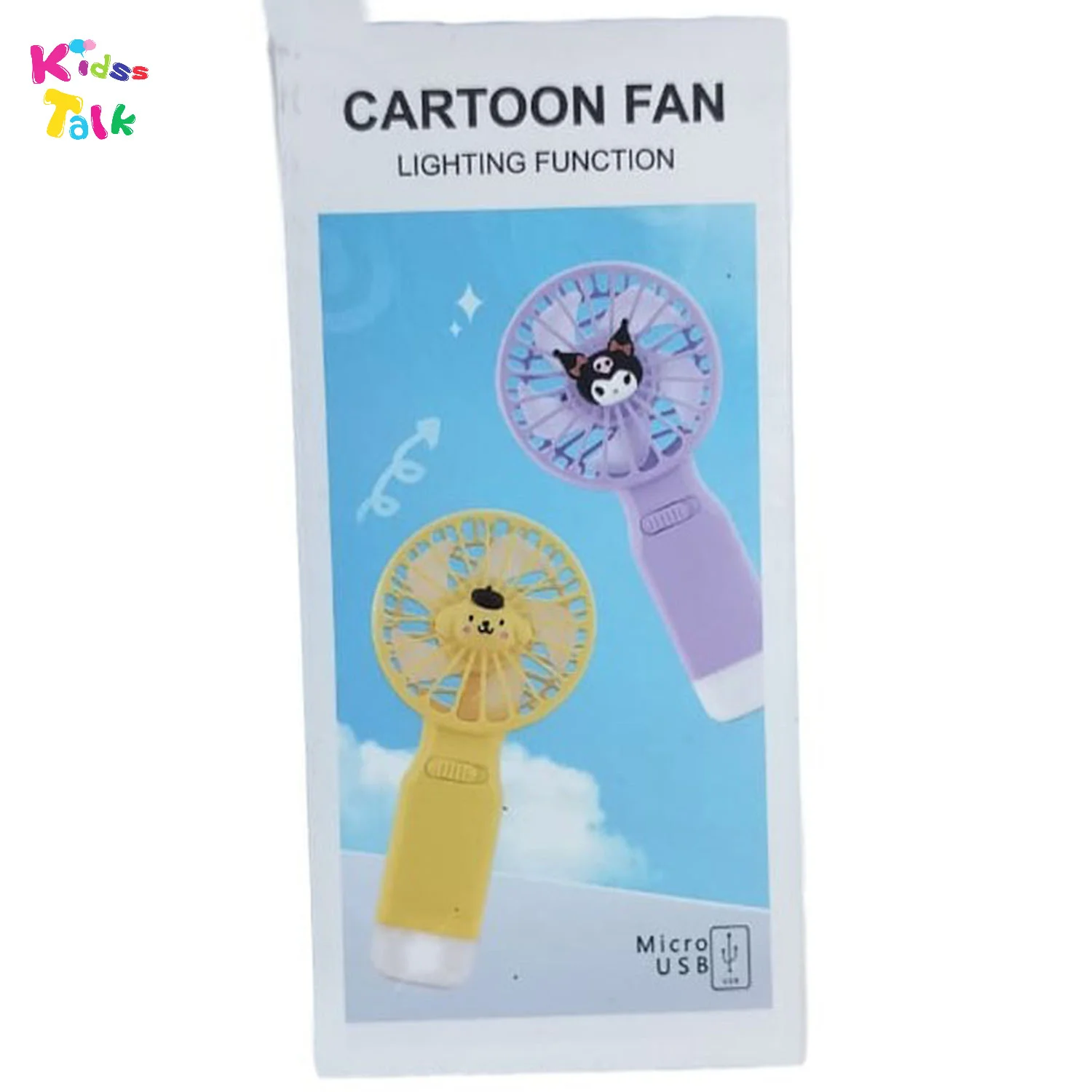 Cartoon Lighting Mini Fan
