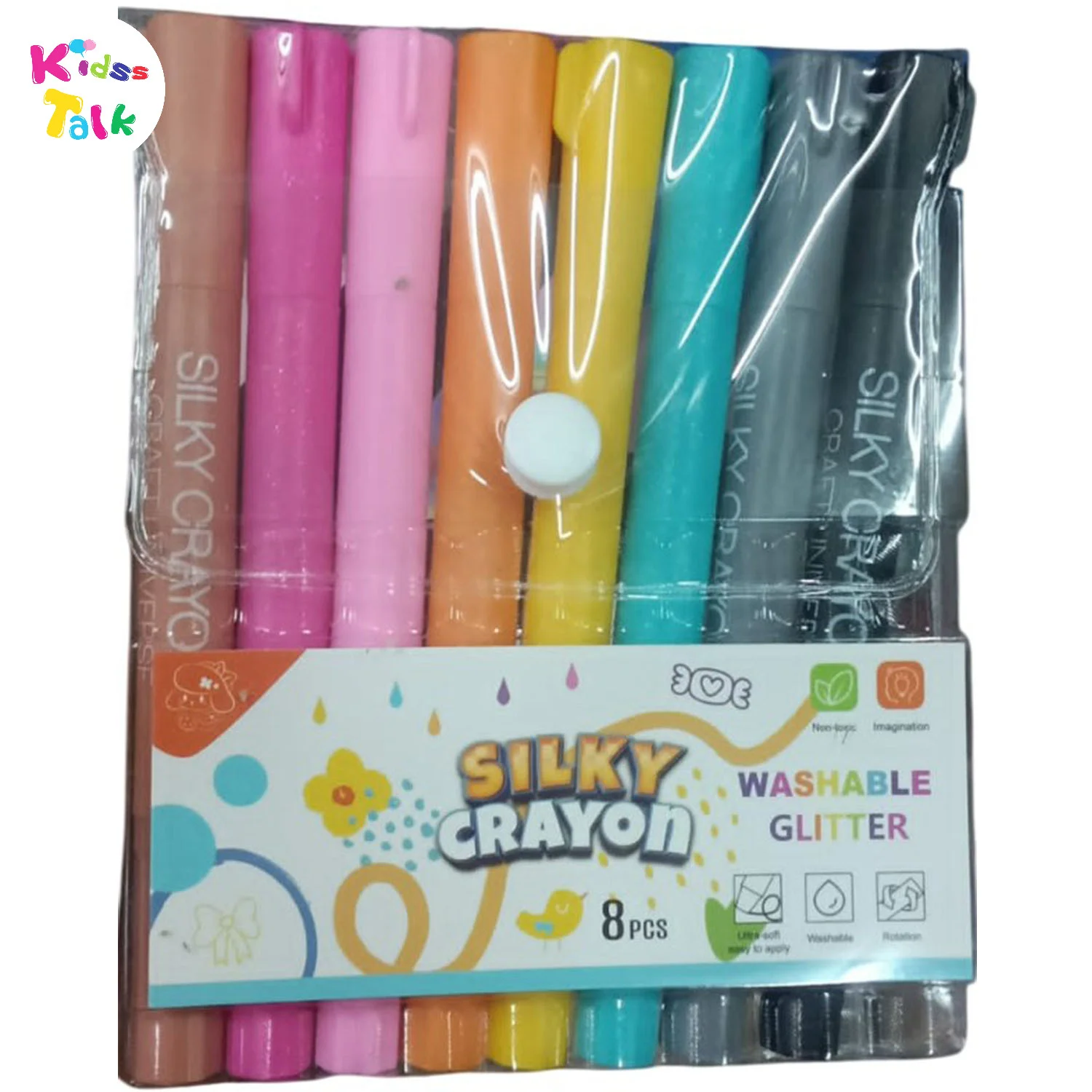 Silky Crayons 8pcs