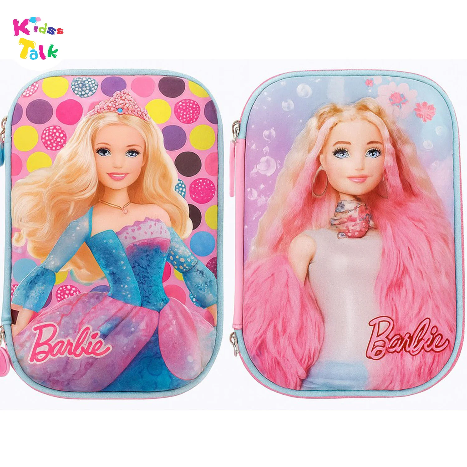 Barbie Print Emboss Big Pouch