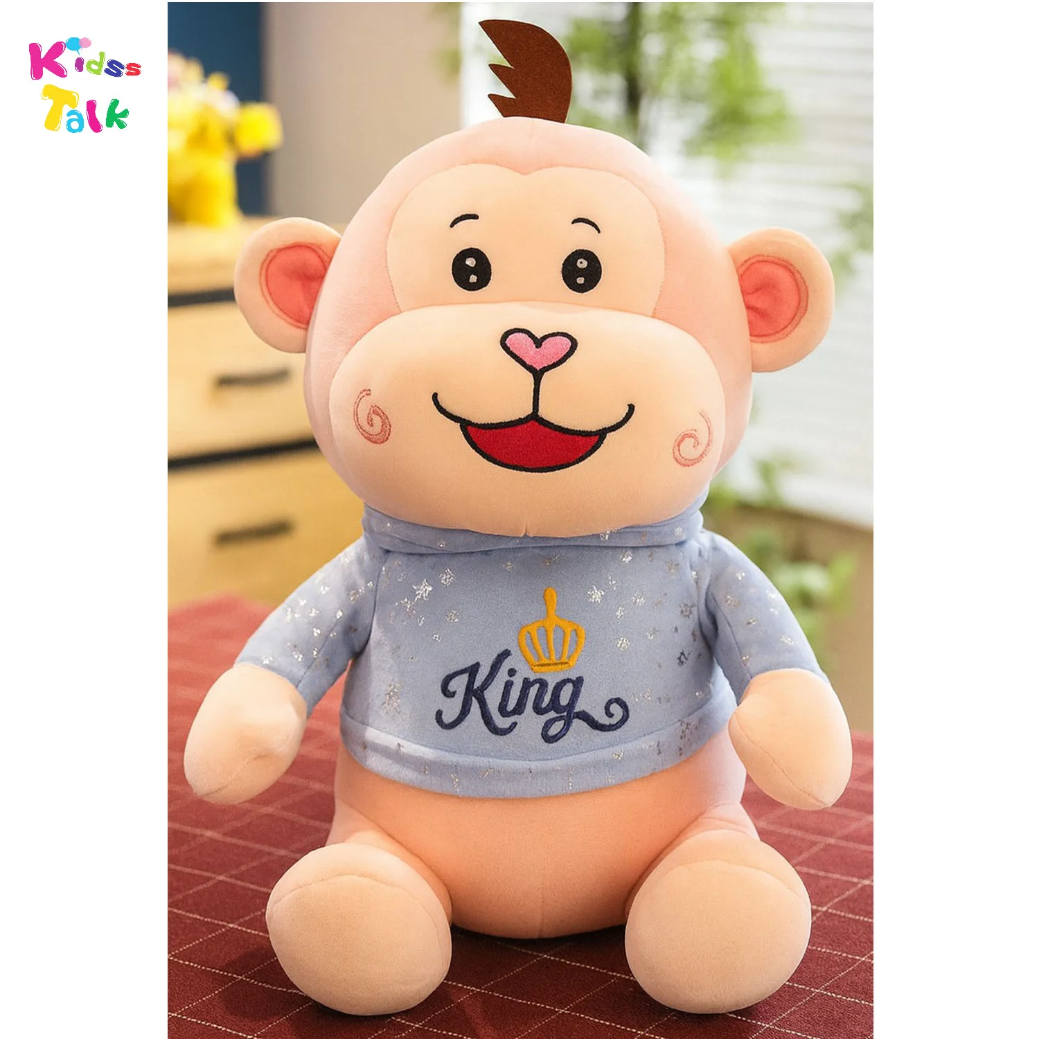 Star Printed Monkey Sitting