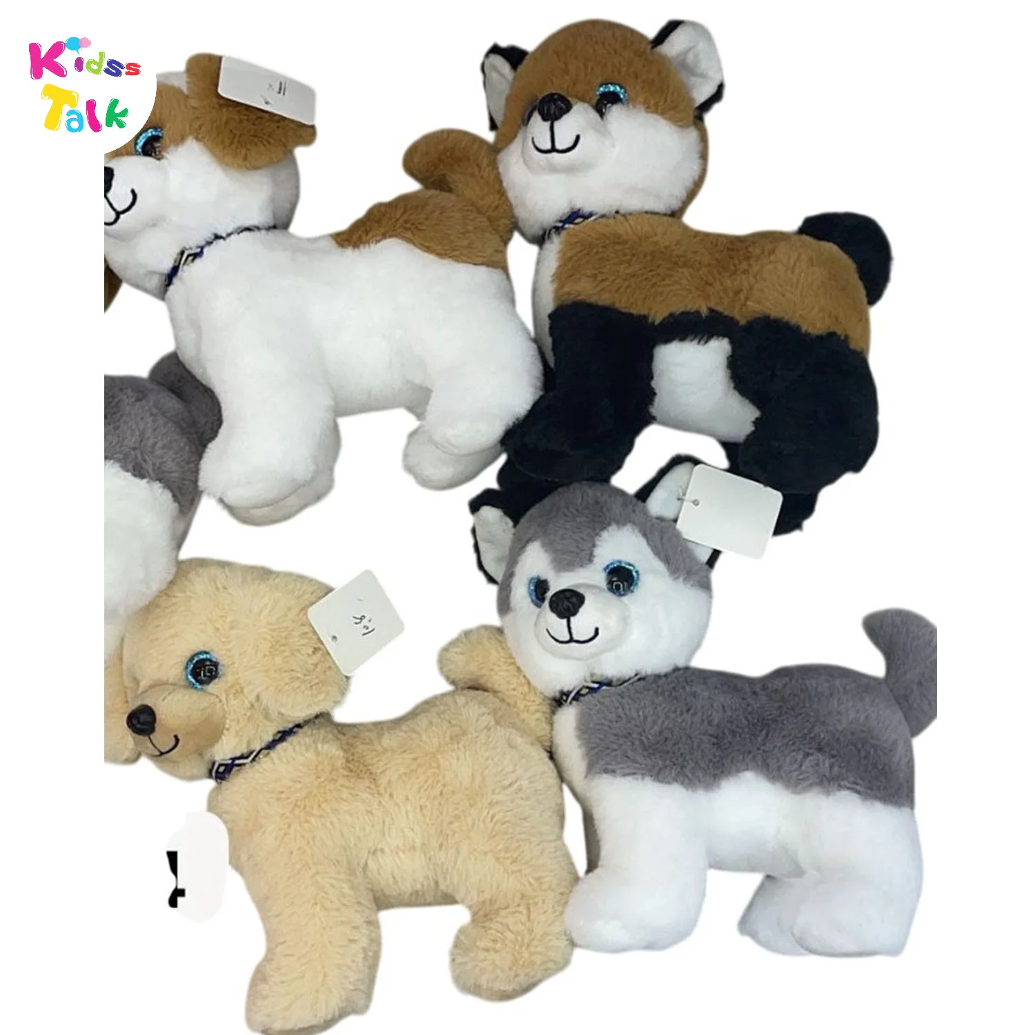 Cute Mini Soft Dogs Standing