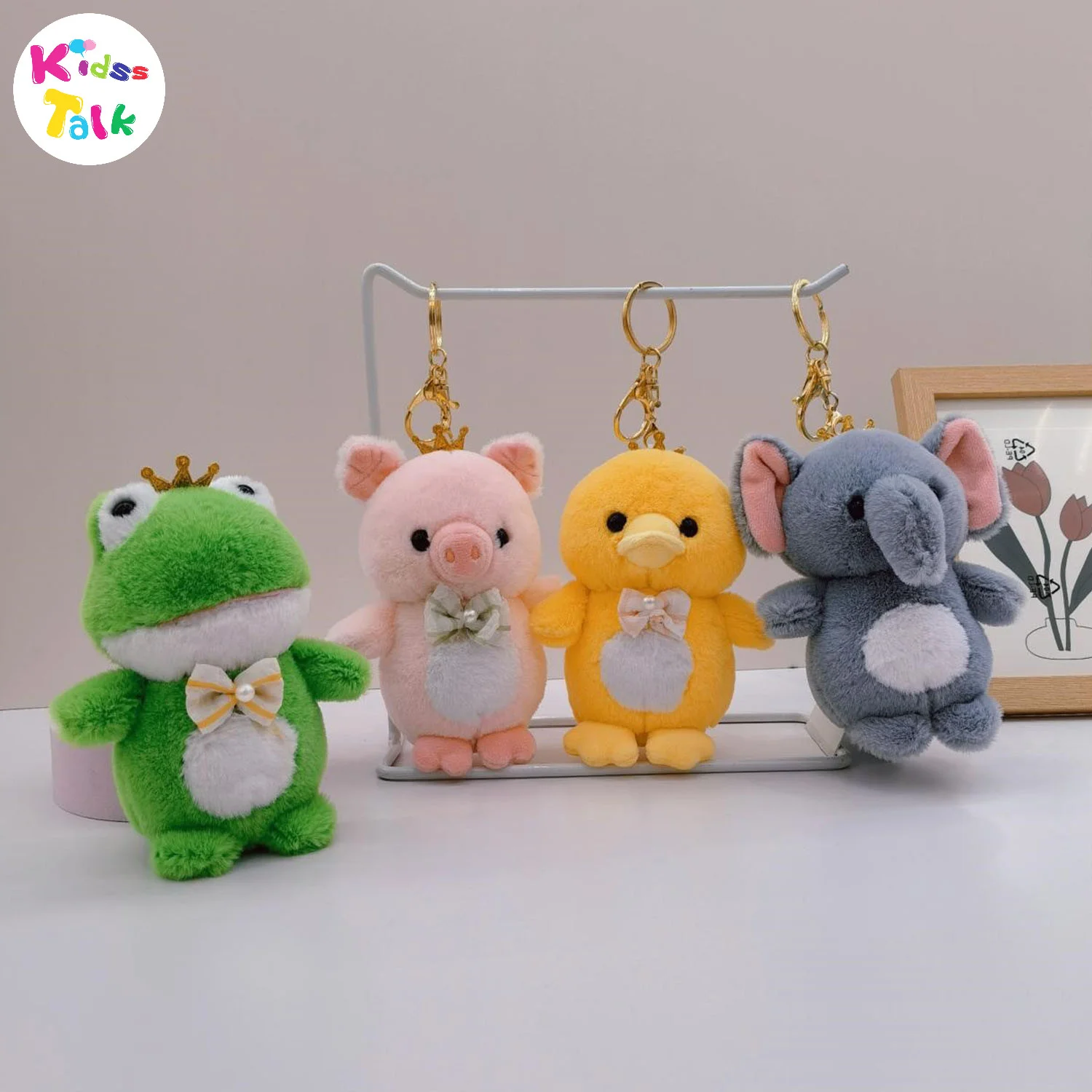 Soft Elephant Keychain