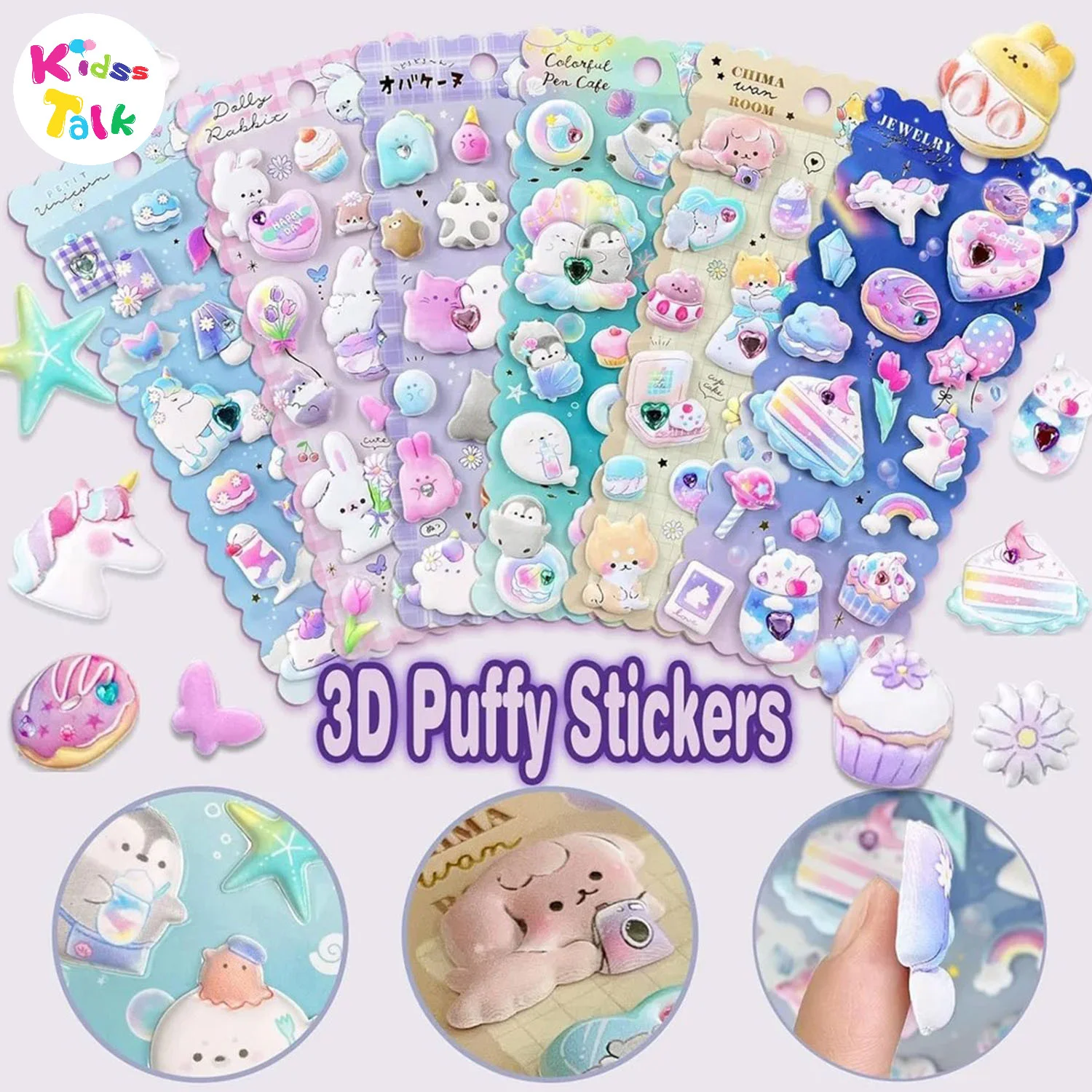 Mix Designs Emboss Stickers