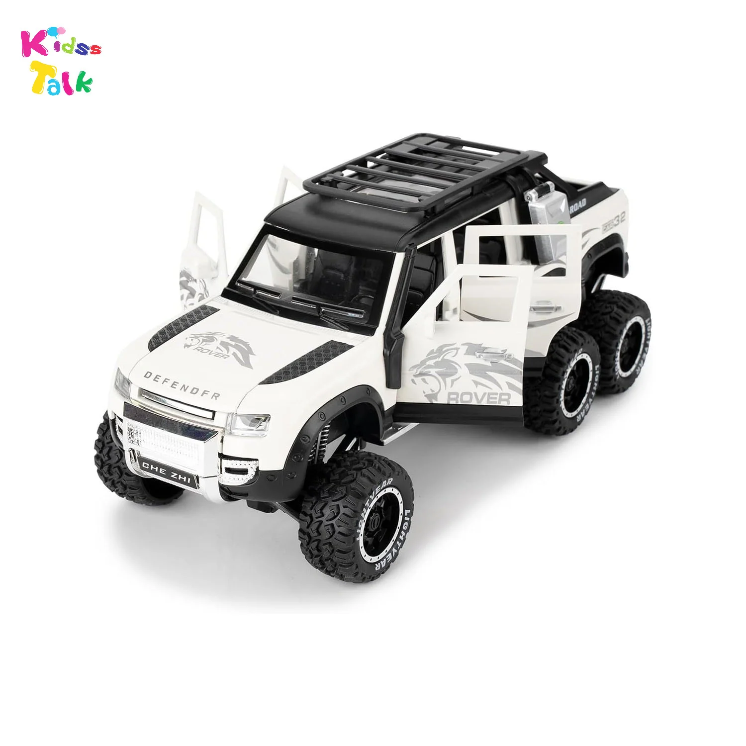 Rover Defender Scale Model 6 Wheel Car