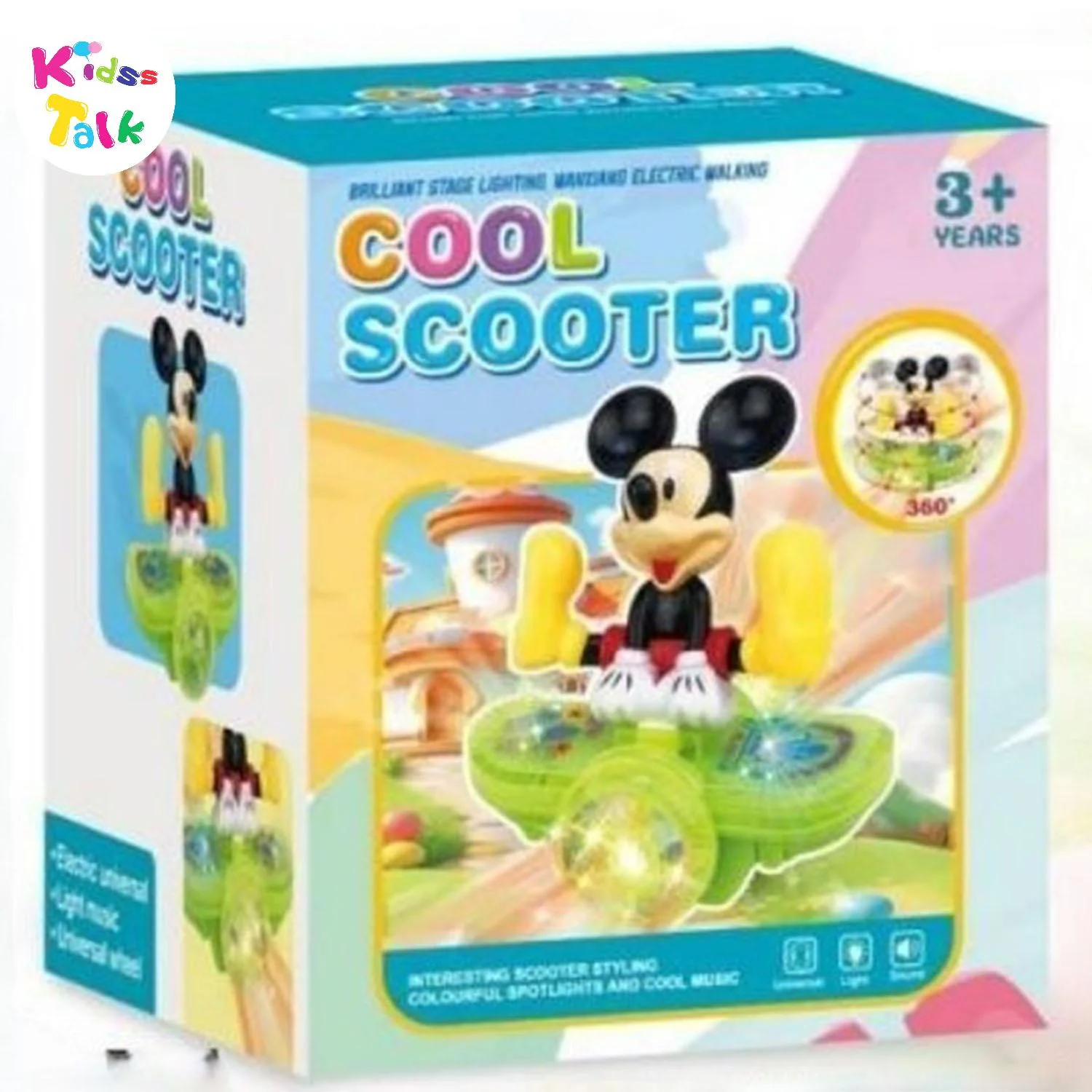Cool Scooter Mickey 360 Light N Music