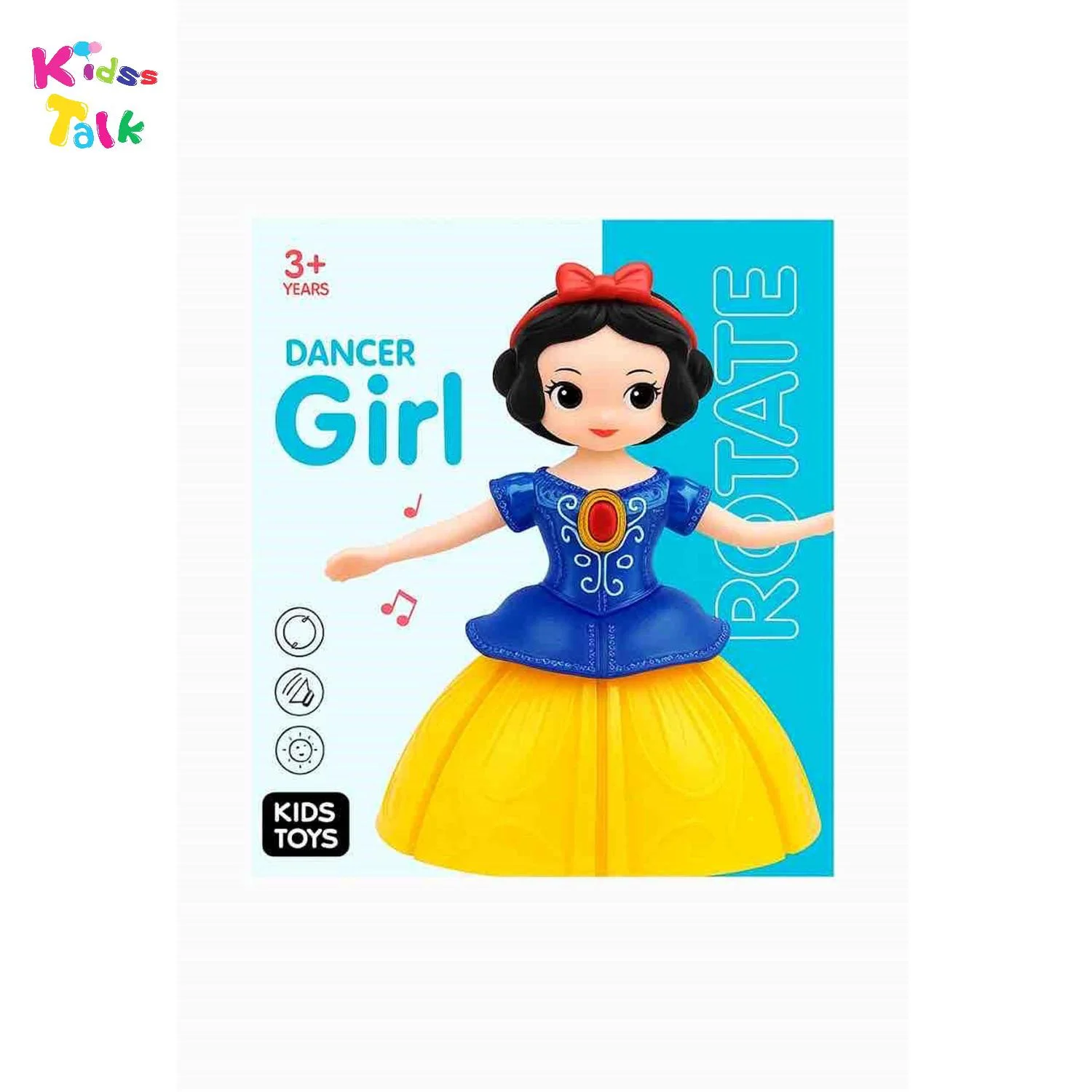 Snow Princess Dancer Girls Rotating