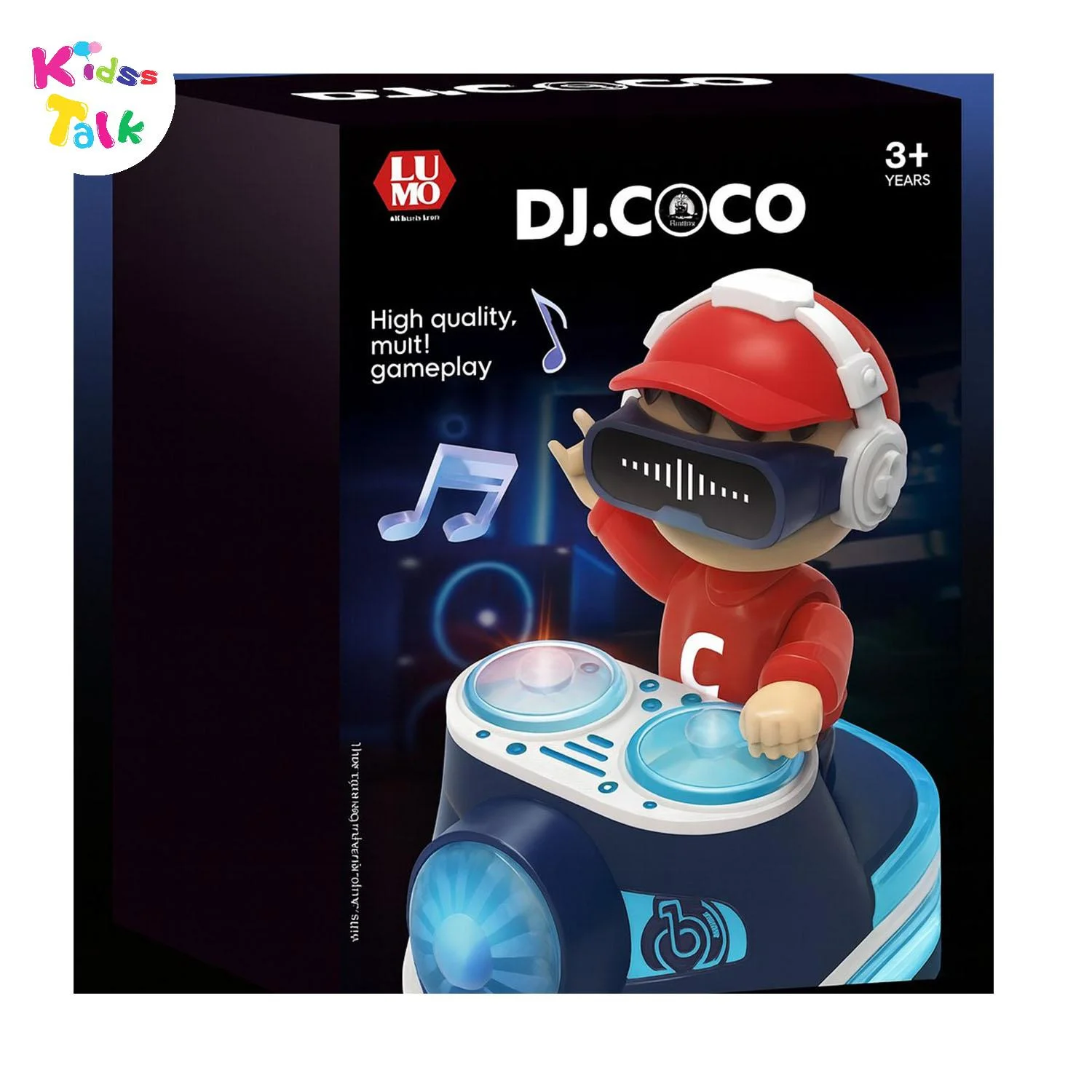 Dj.coco Music Boy Rotating Withl Light N Music
