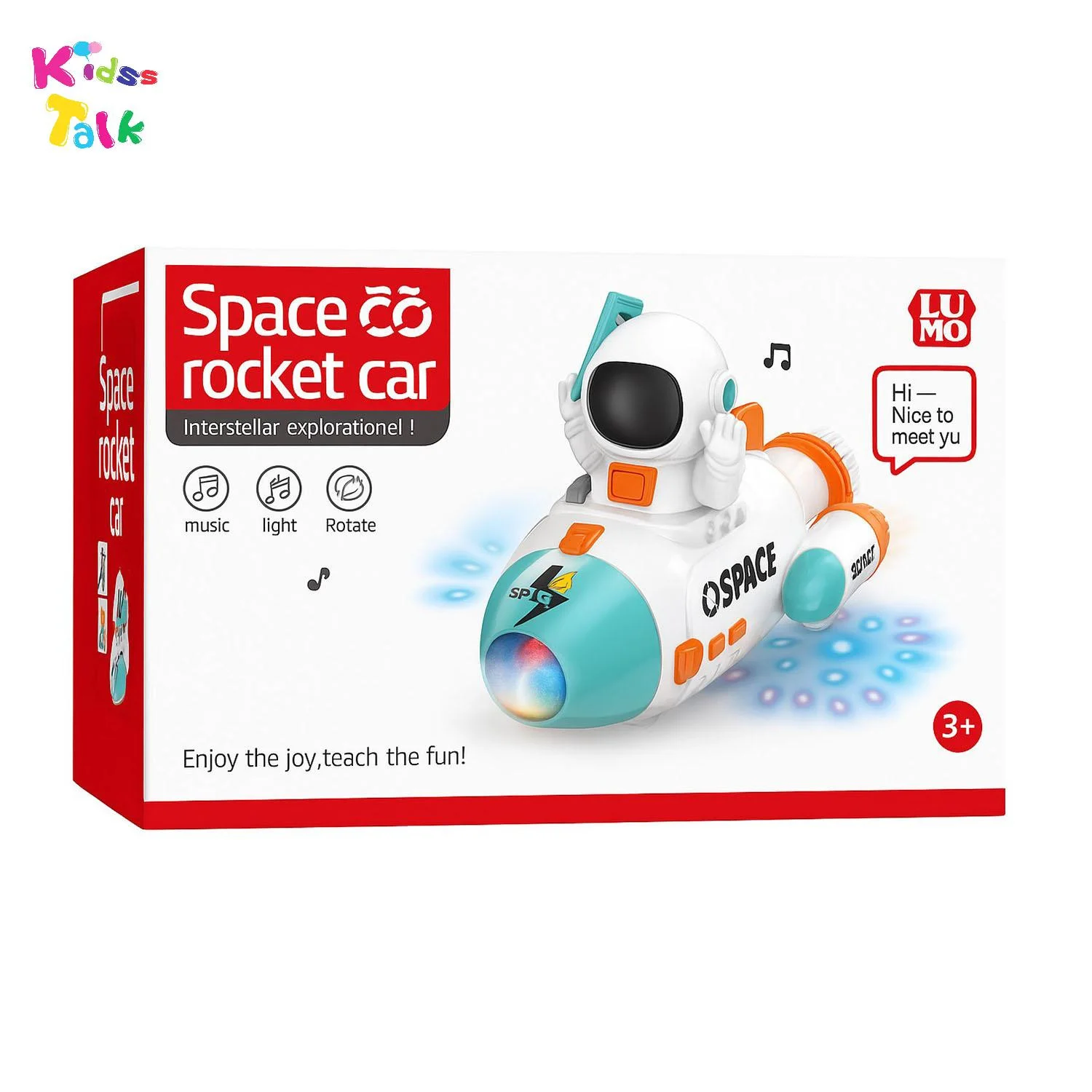 Space Rocket Car With Light N Music