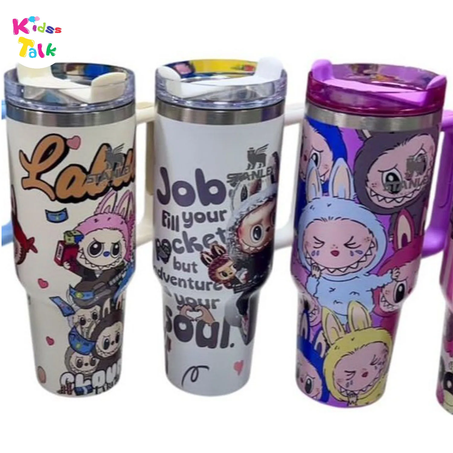 Stanley Labubu Print Steel Bottle