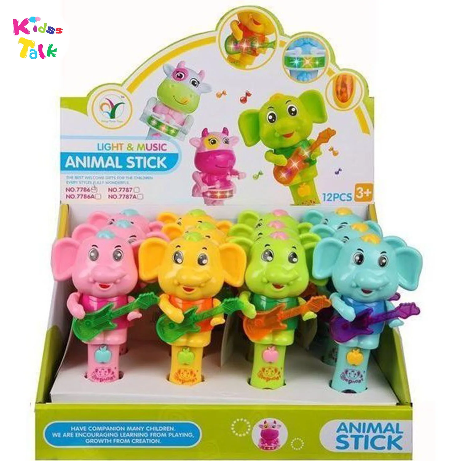 Animals Light N Music Stick