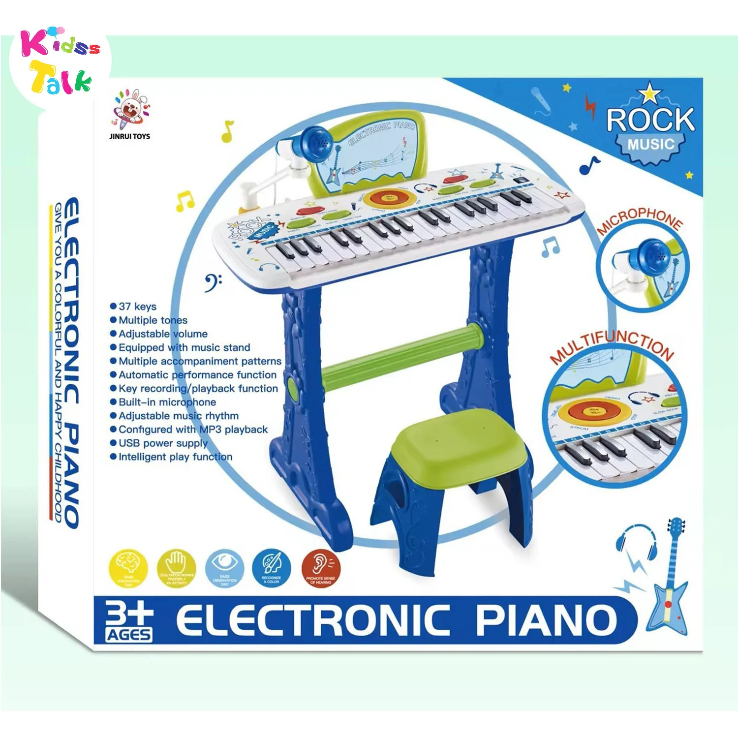 Electronic Piano With Chair