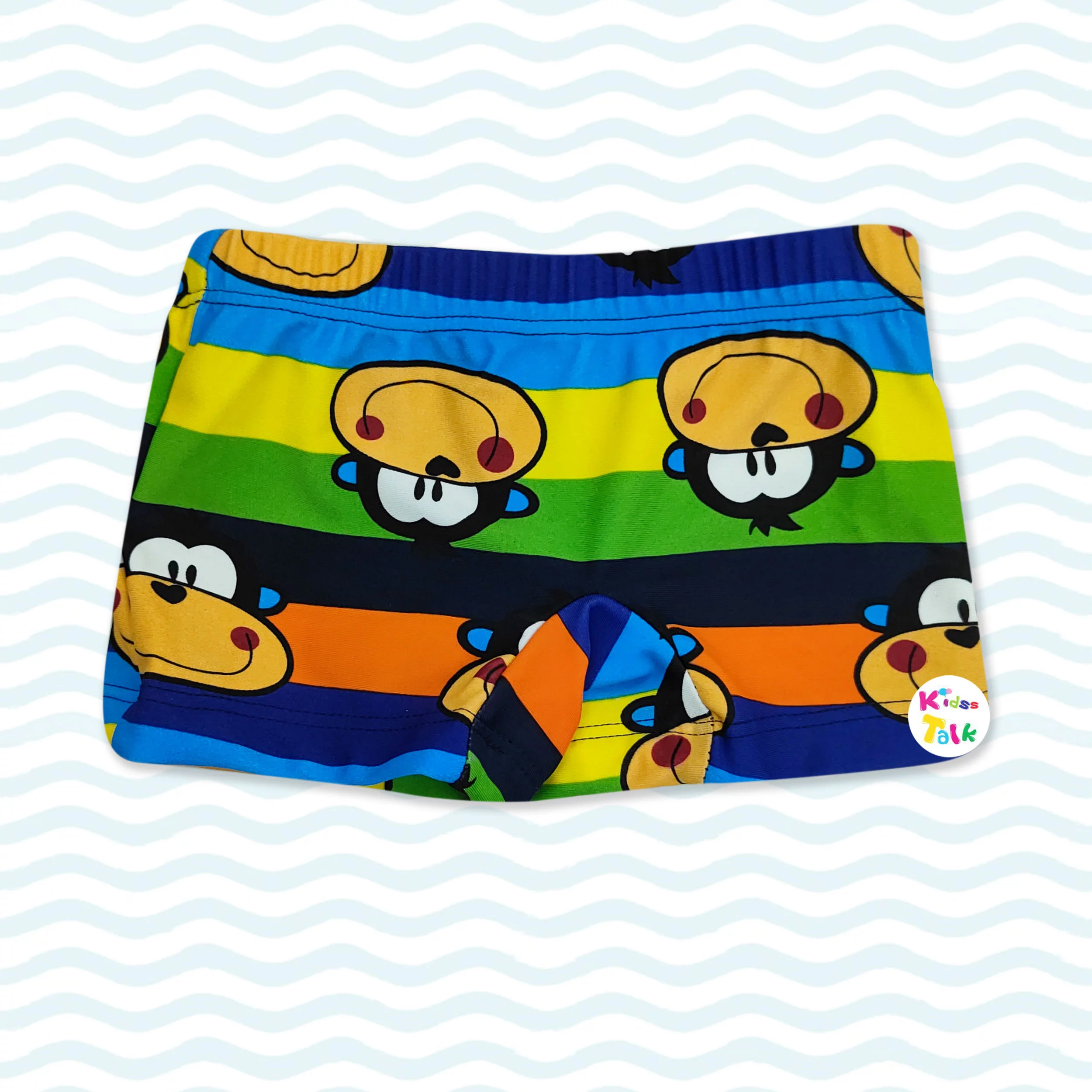 Polyester Regular Fit Cute Printed Shorts - Multicolour