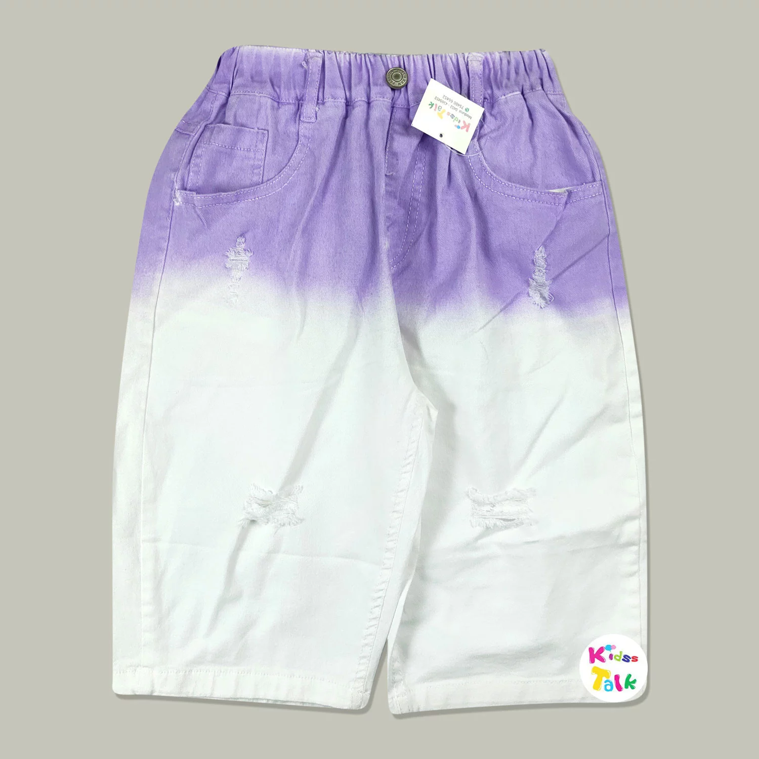 Cotton Regular Fit 3/4 Pant - Lavender