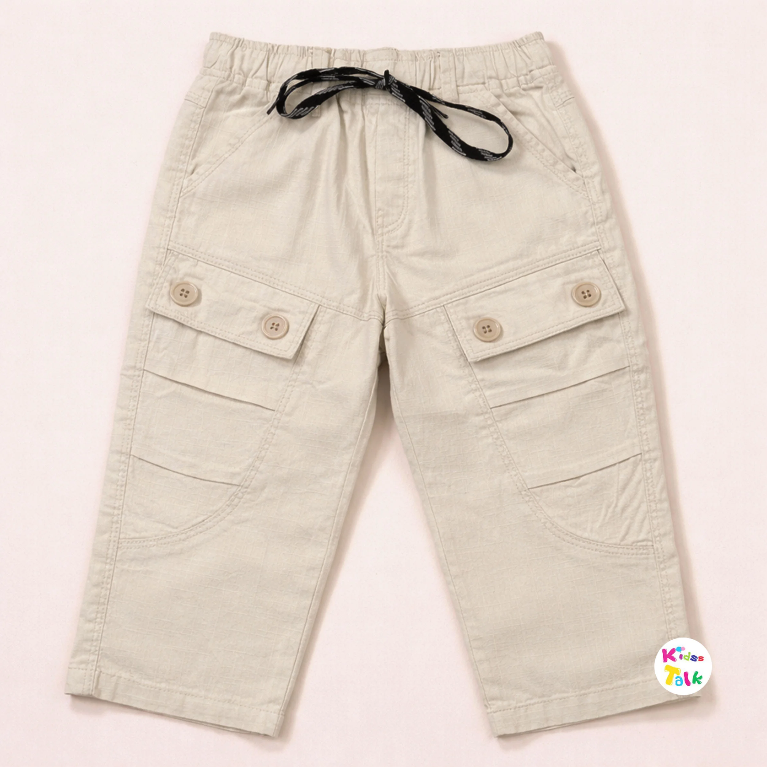 Cotton Linen Regular Fit Full Pant- Cream