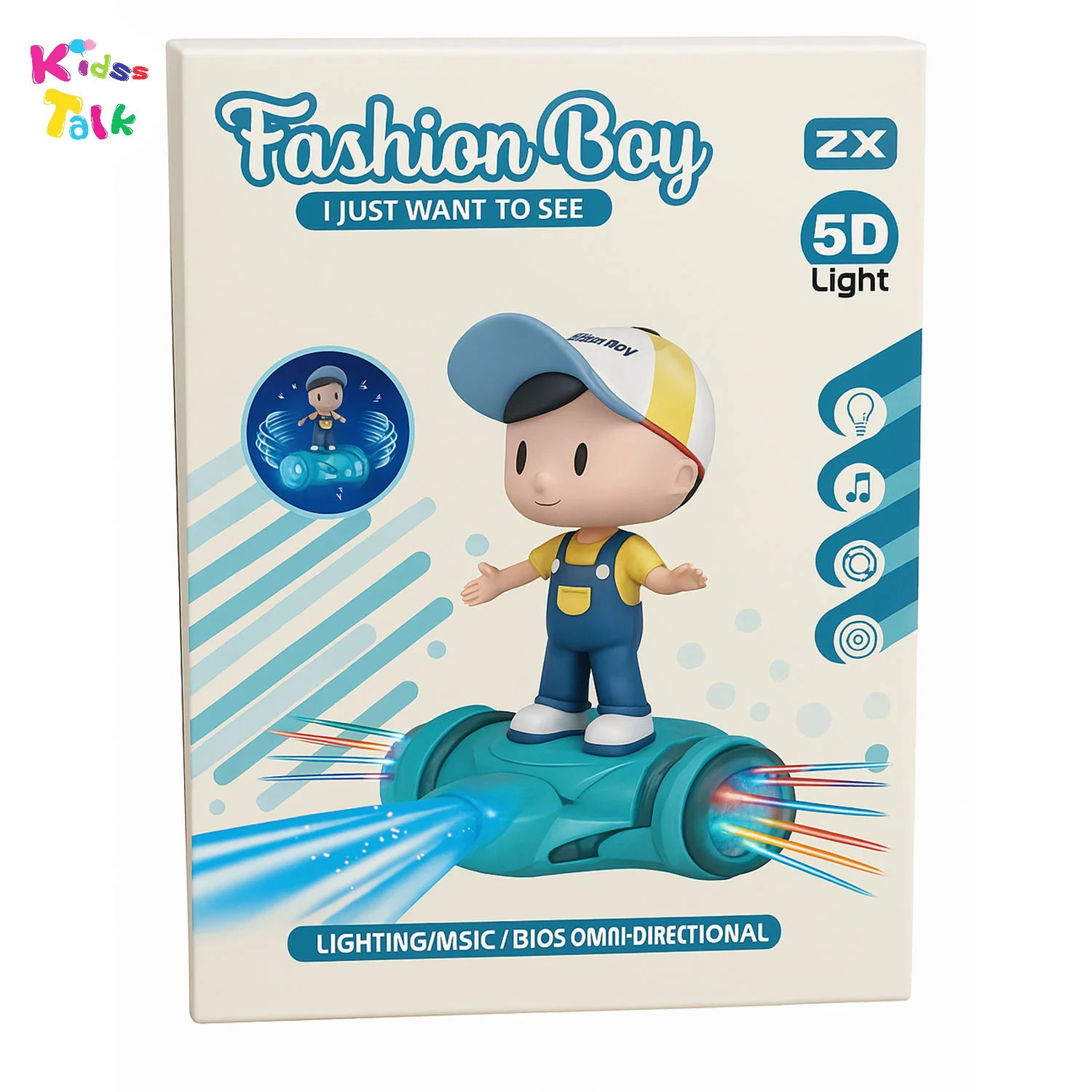 Fashion Boy Toy With Light And Music - Fun Doll For Kids