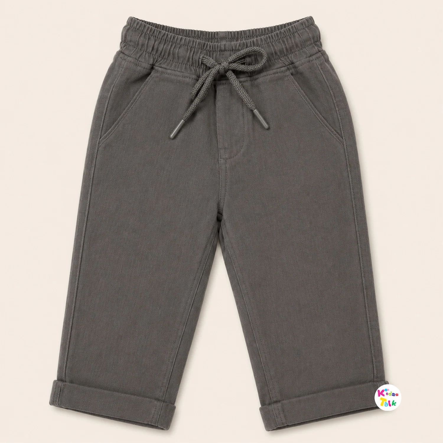 Muslin Half Sleeve Full Pant - Brown